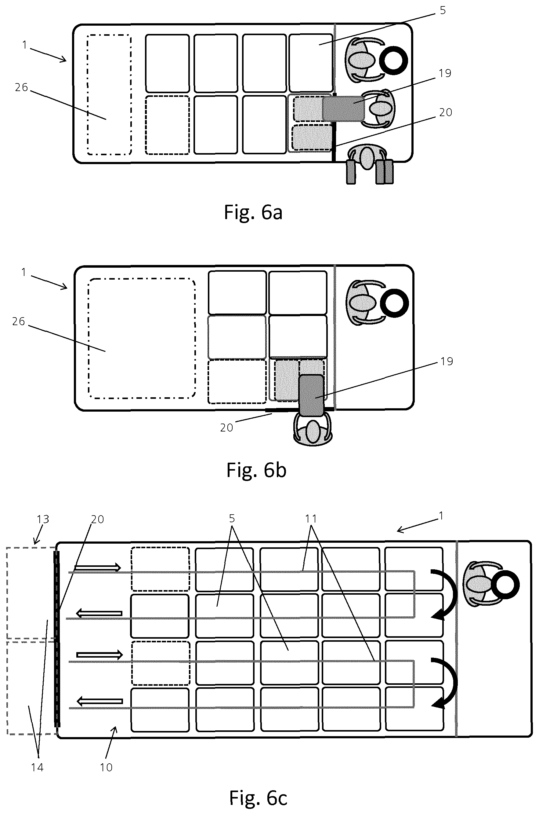 Patent US12134532 Figure 4 – Cargo transport vehicle and cargo logistics system