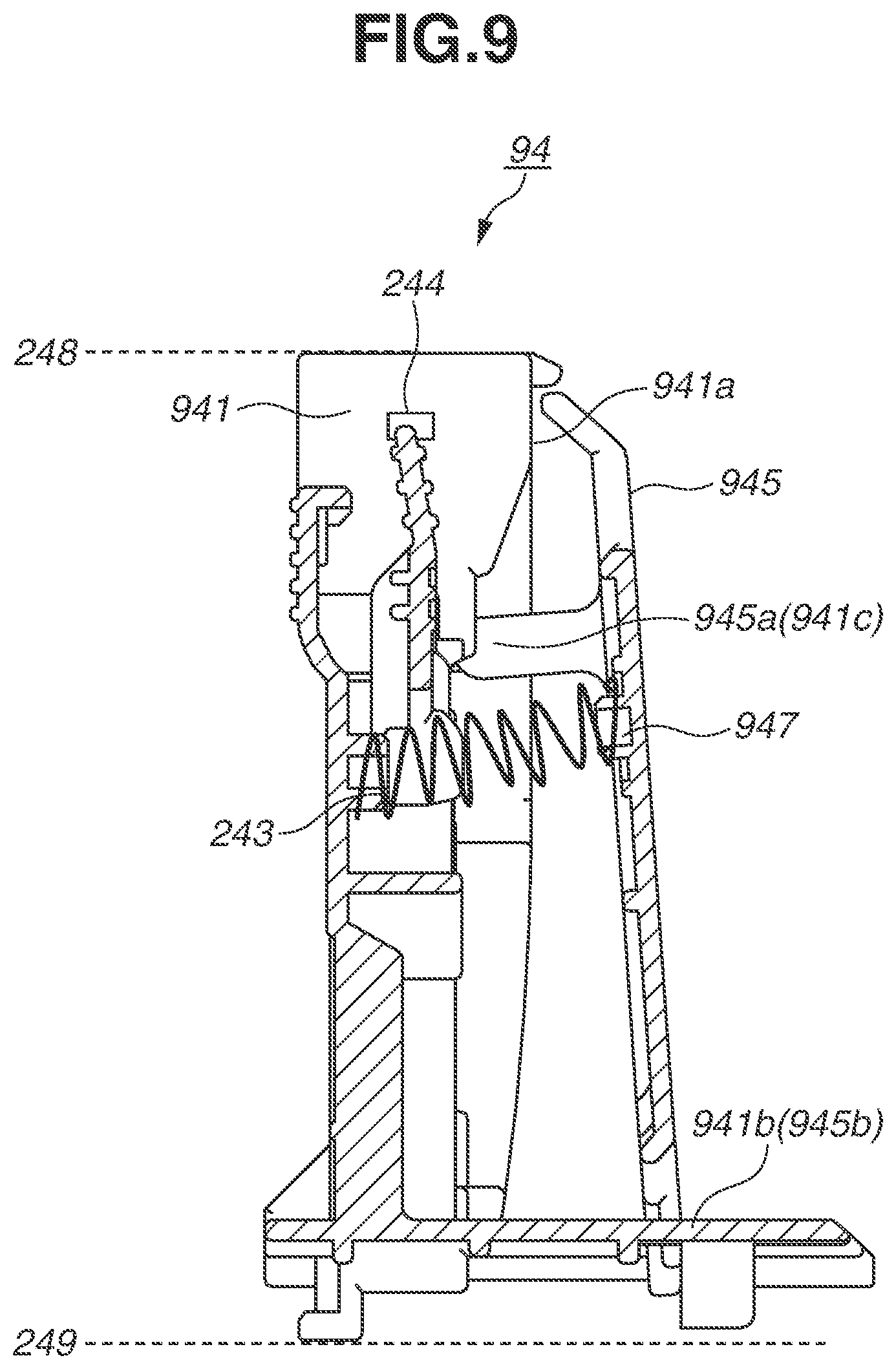 Patent US12134533 Figure 9 – Sheet storage device and image forming apparatus