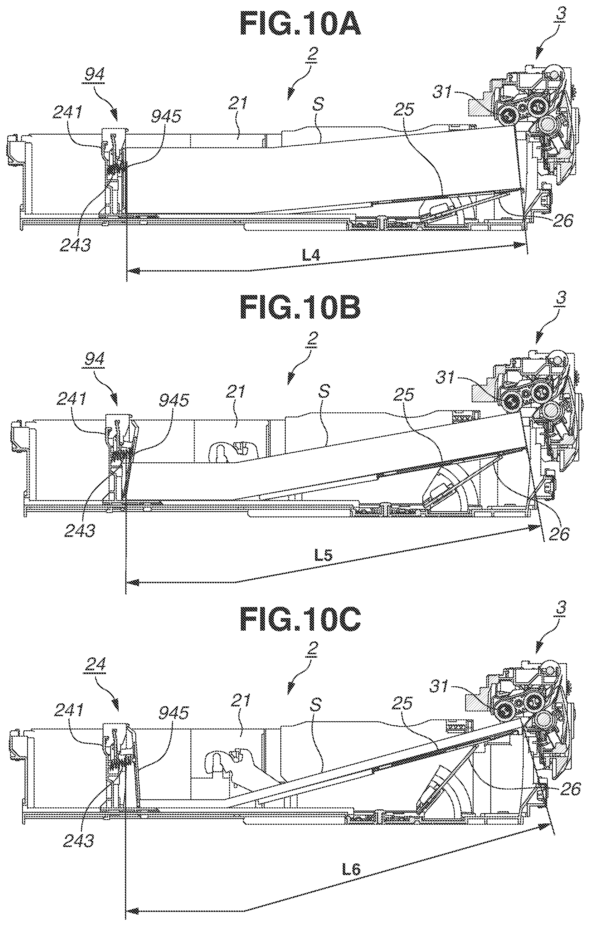 Patent US12134533 Figure 10 – Sheet storage device and image forming apparatus