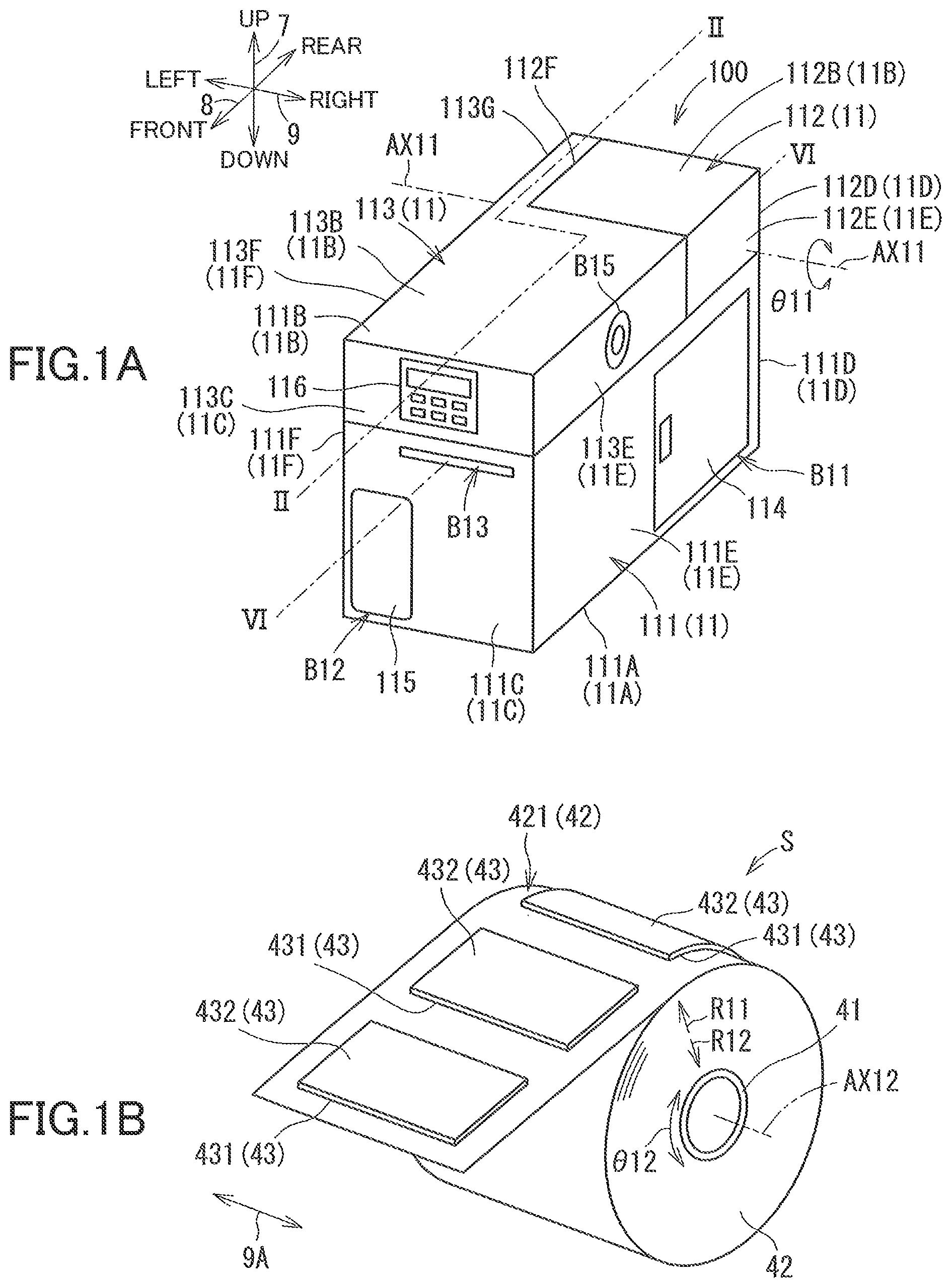 Patent US12134535 Figure 1 – Image recording apparatus