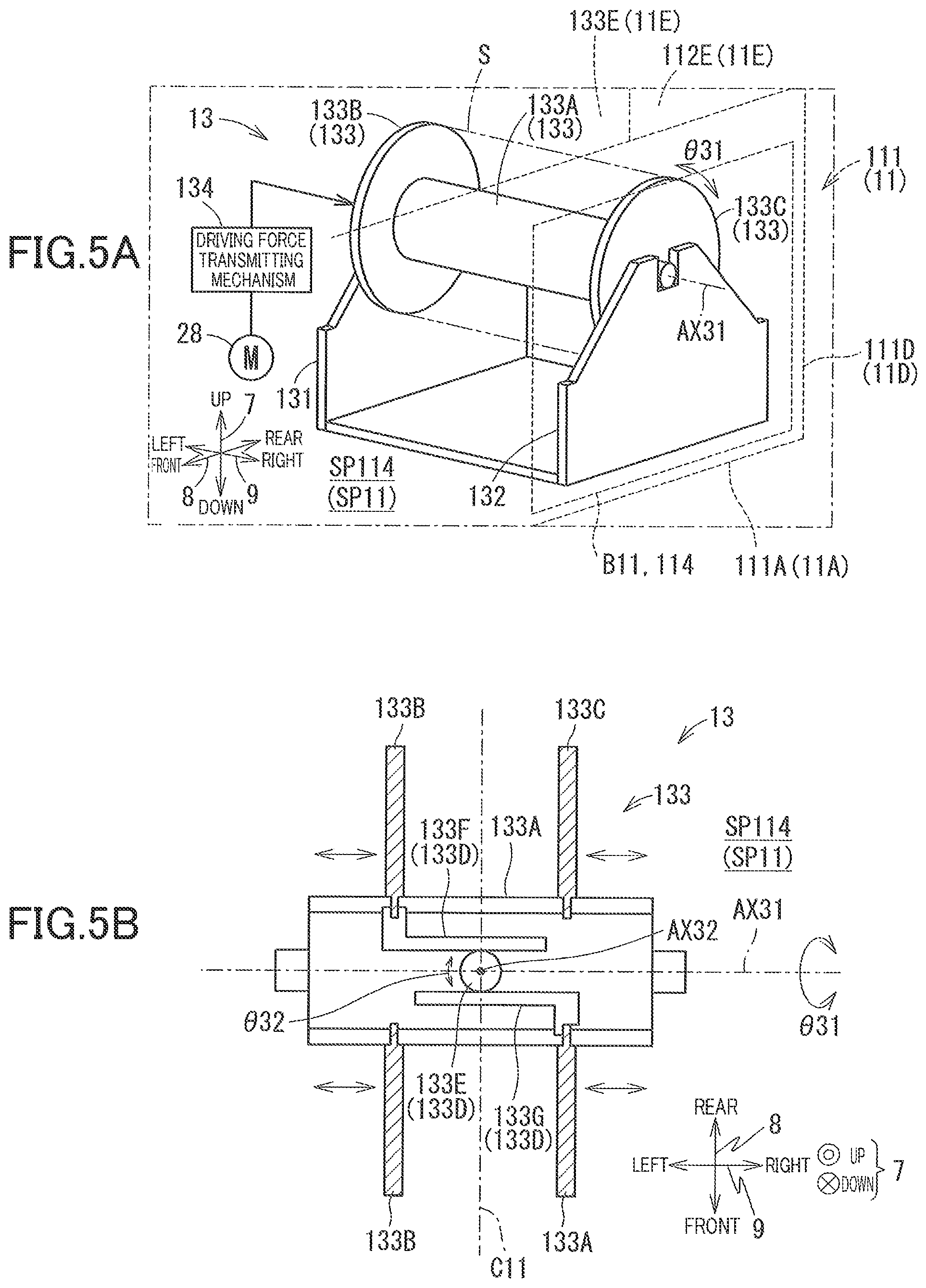 Patent US12134535 Figure 5 – Image recording apparatus