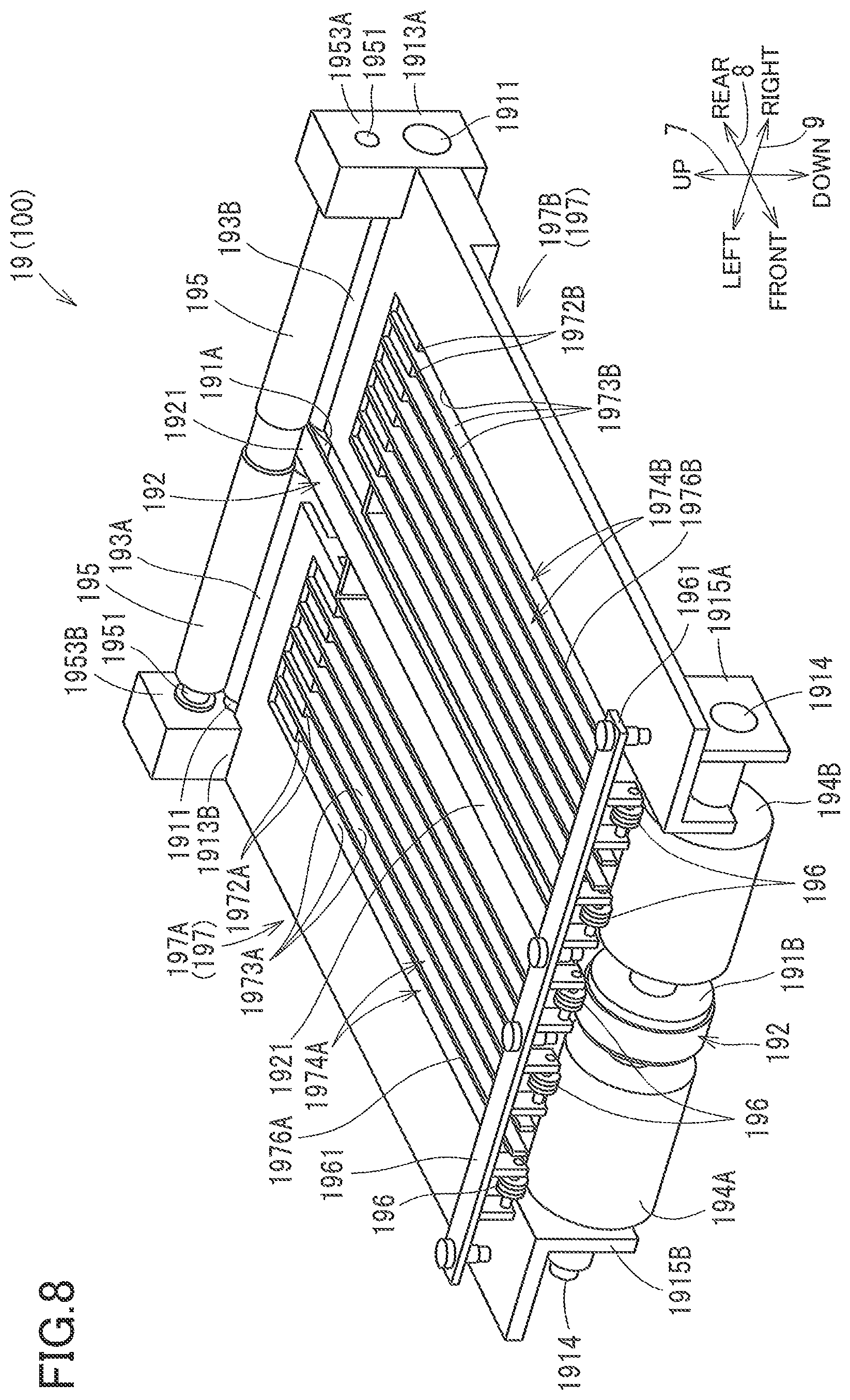 Patent US12134535 Figure 8 – Image recording apparatus
