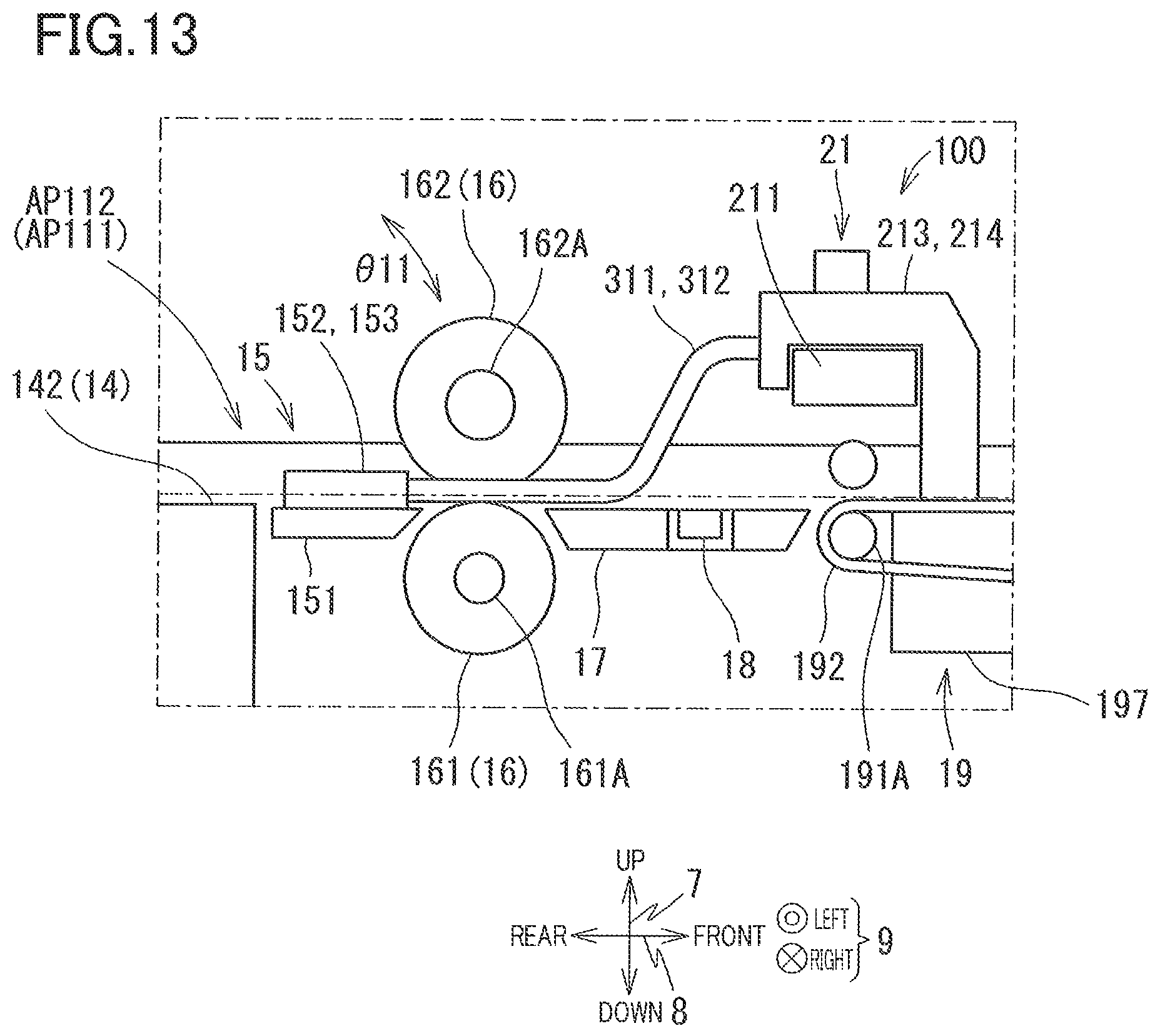 Patent US12134535 Figure 13 – Image recording apparatus