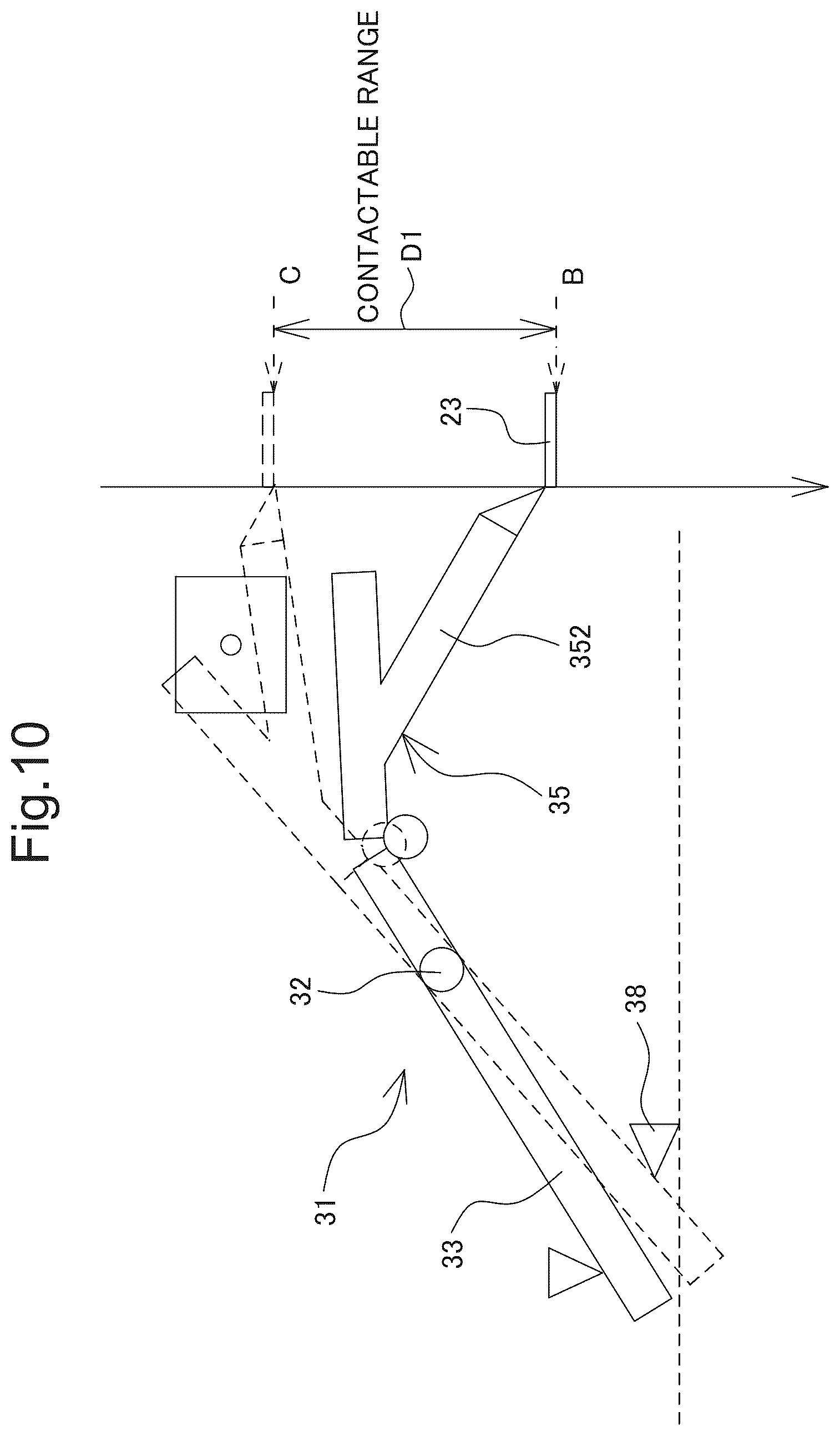 Patent US12134537 Figure 16 – Sorter capable of identifying actual location of first actuator traveling along plurality of sheet output trays