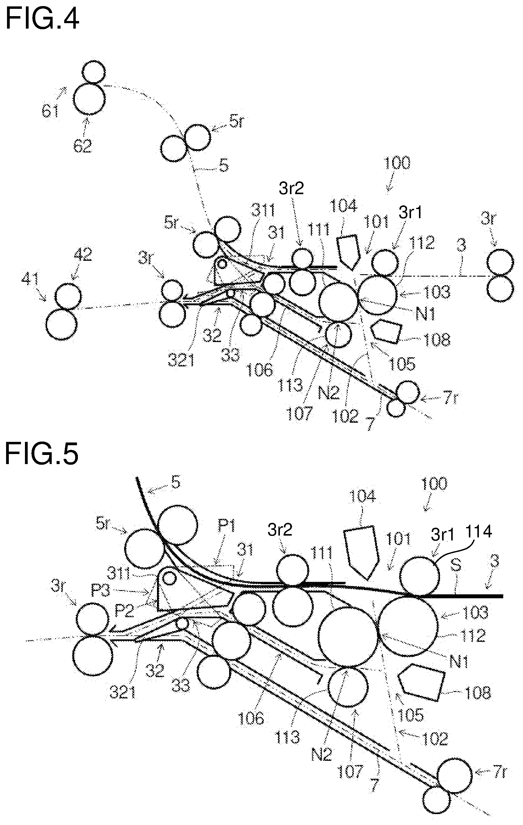 Patent US12134538 Figure 4 – Sheet discharge device and sheet postprocessing device provided therewith