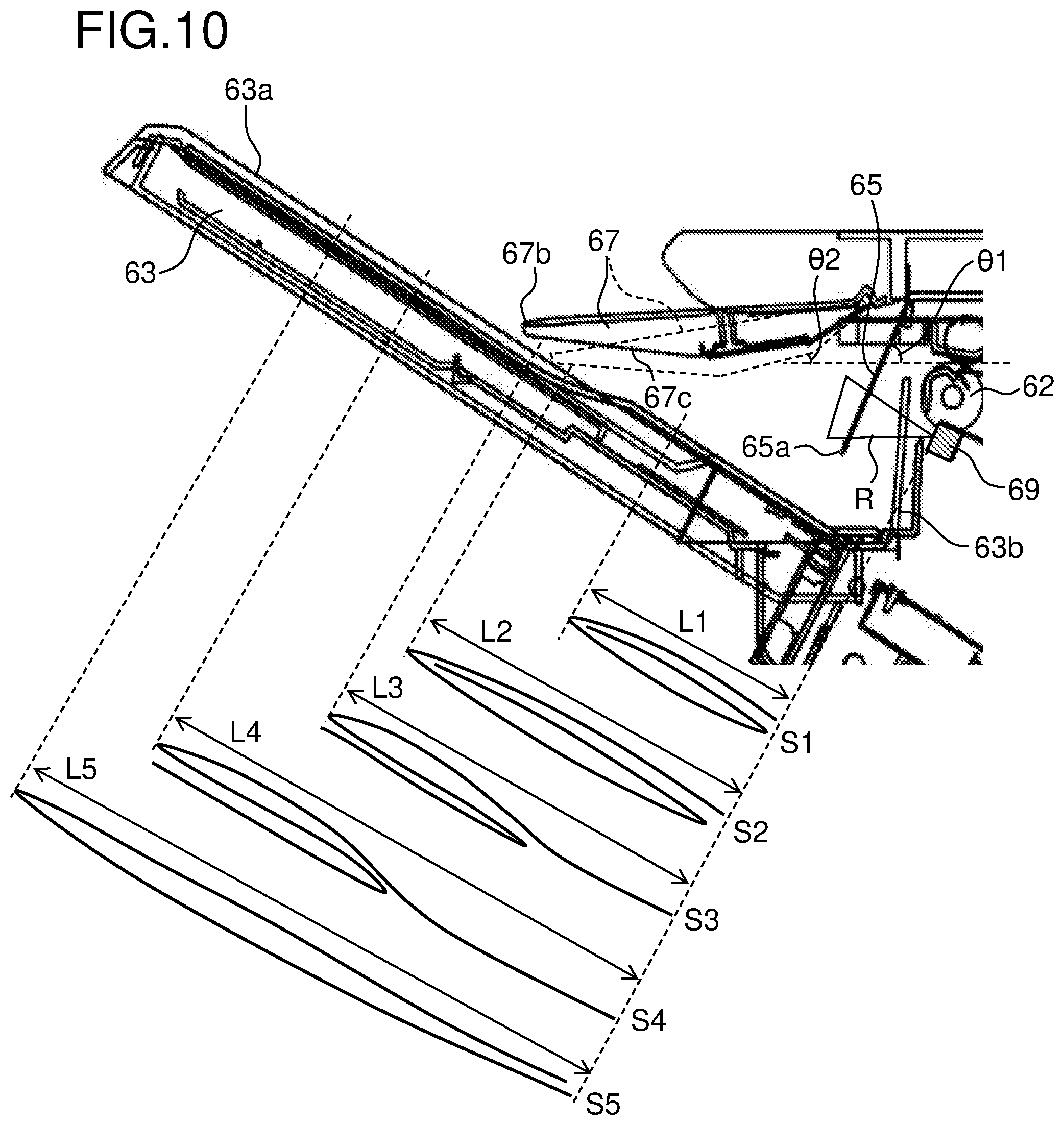 Patent US12134538 Figure 7 – Sheet discharge device and sheet postprocessing device provided therewith