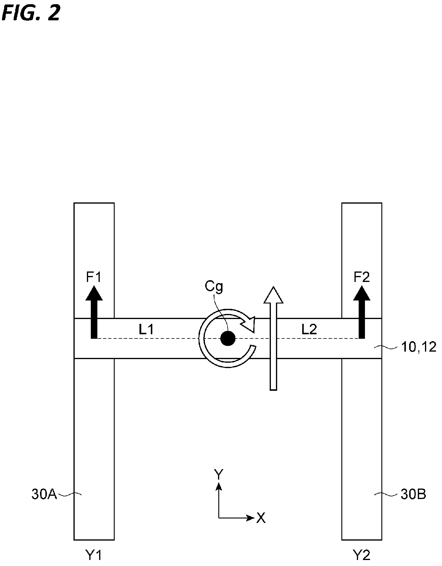 Patent US12134546 Figure 2 – Gantry drive system, motor control system, and control method