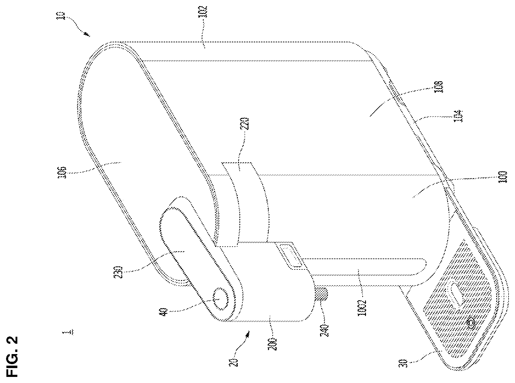 Patent US12134552 Figure 2 – Liquid dispenser