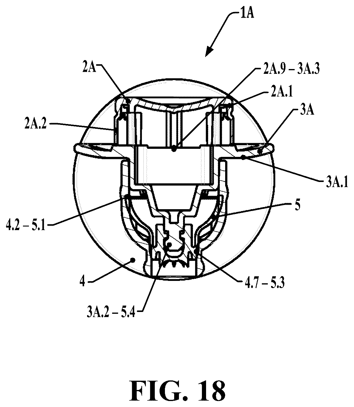 Patent US12134553 Figure 18 – Tamper-preventing liquid dispensing tap with automatic opening