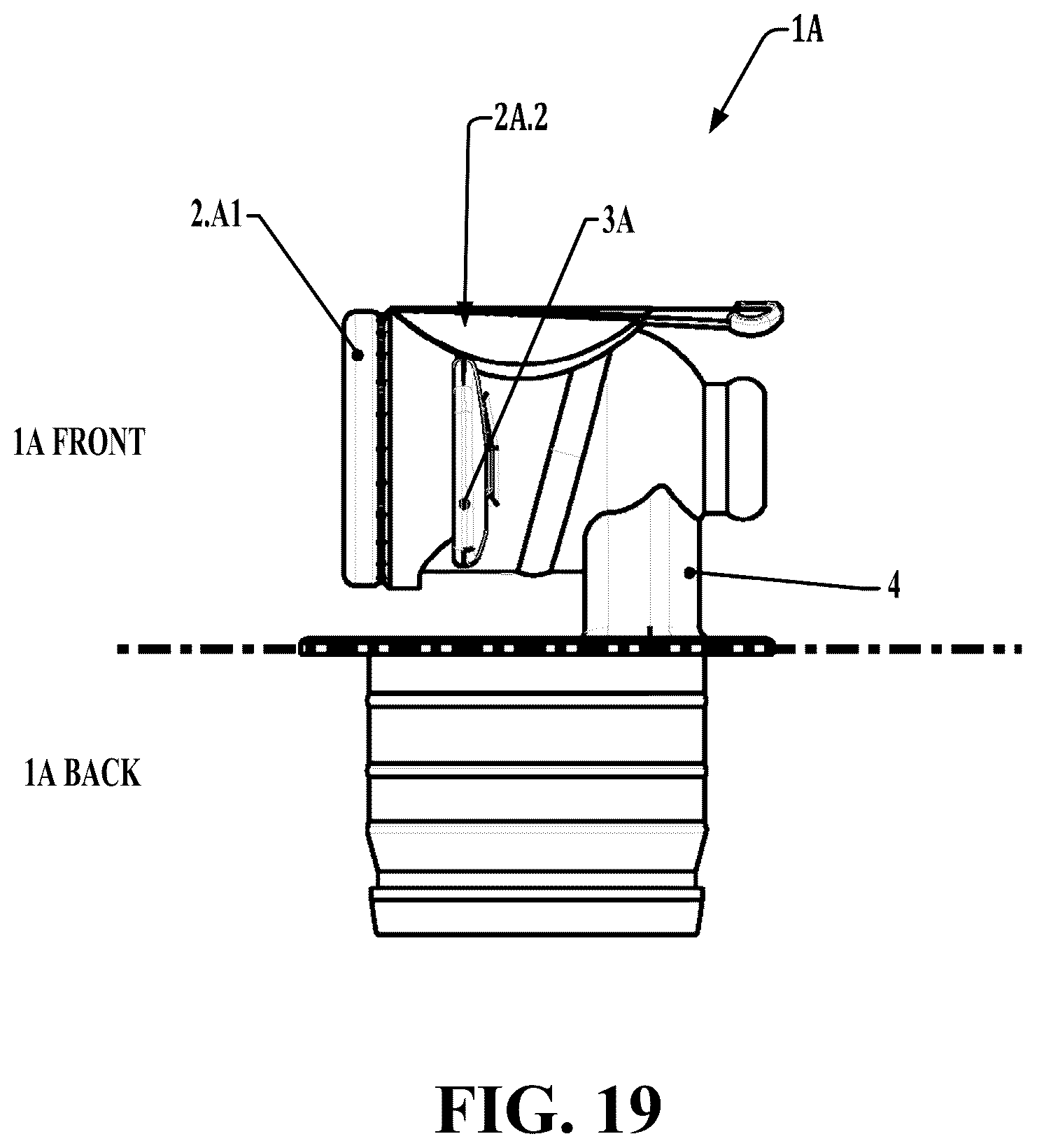 Patent US12134553 Figure 19 – Tamper-preventing liquid dispensing tap with automatic opening