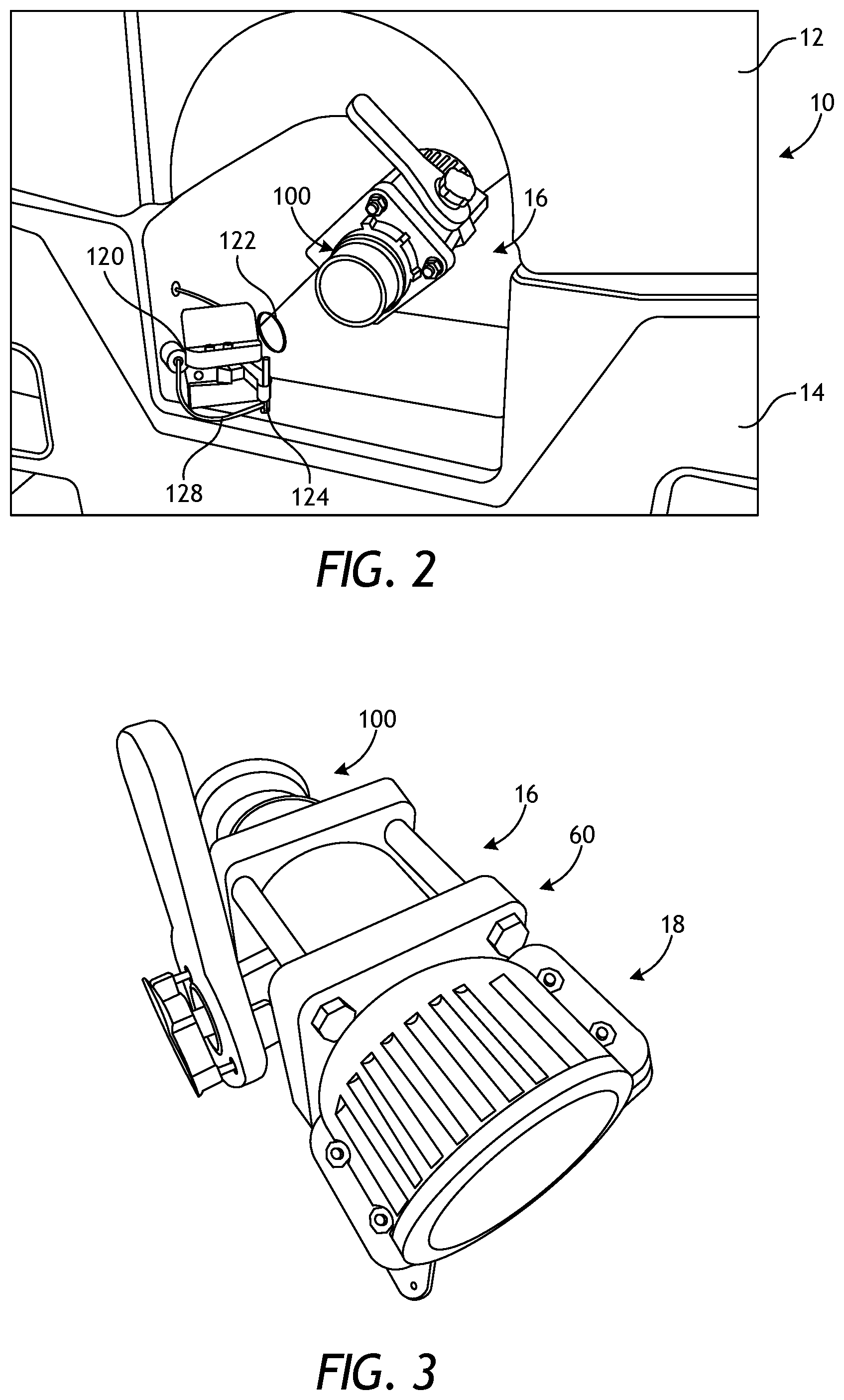 Patent US12134554 Figure 2 – Intermediate bulk container, valve and connector system