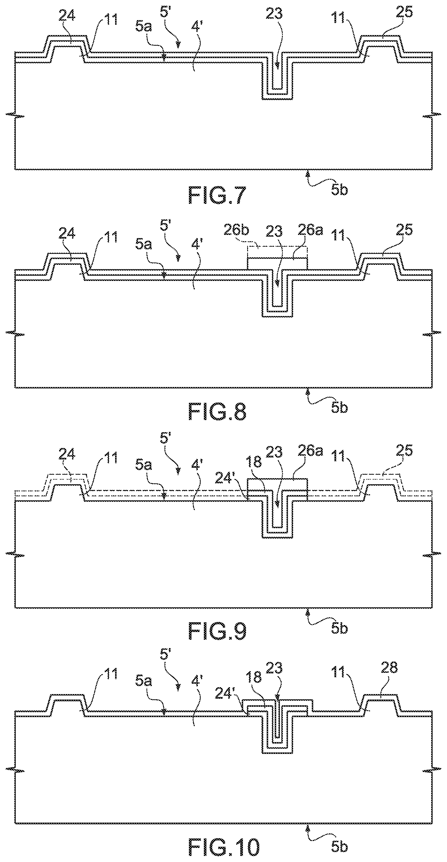 Patent US12134556 Figure 3 – Semiconductor device and method for manufacturing a semiconductor device