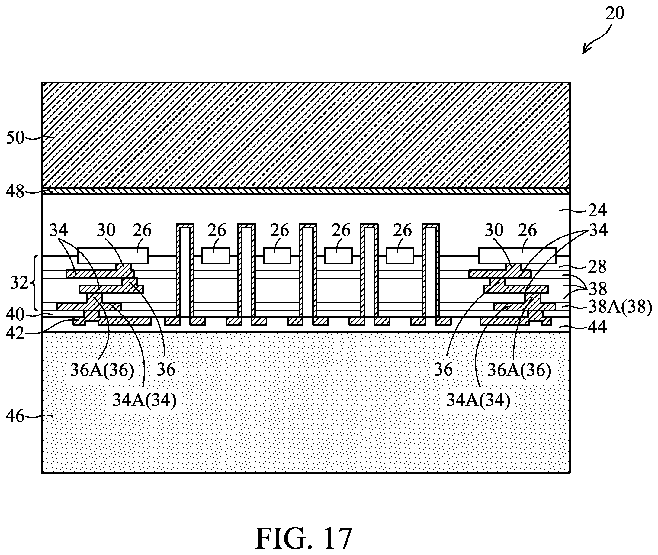 Patent US12134557 Figure 17 – Arched membrane structure for MEMS device