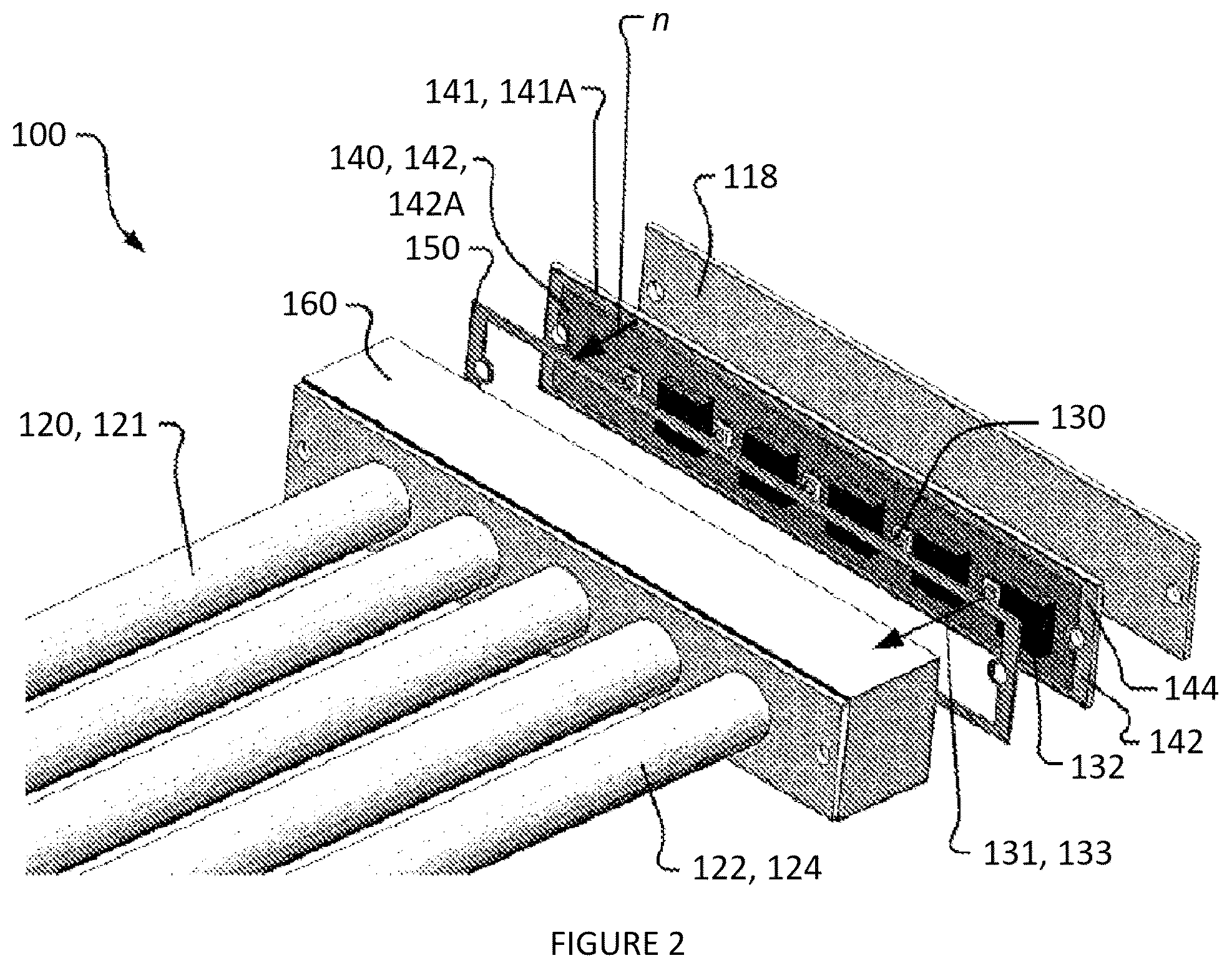 Patent US12134572 Figure 4 – Heat dissipation apparatus and methods for UV-LED photoreactors