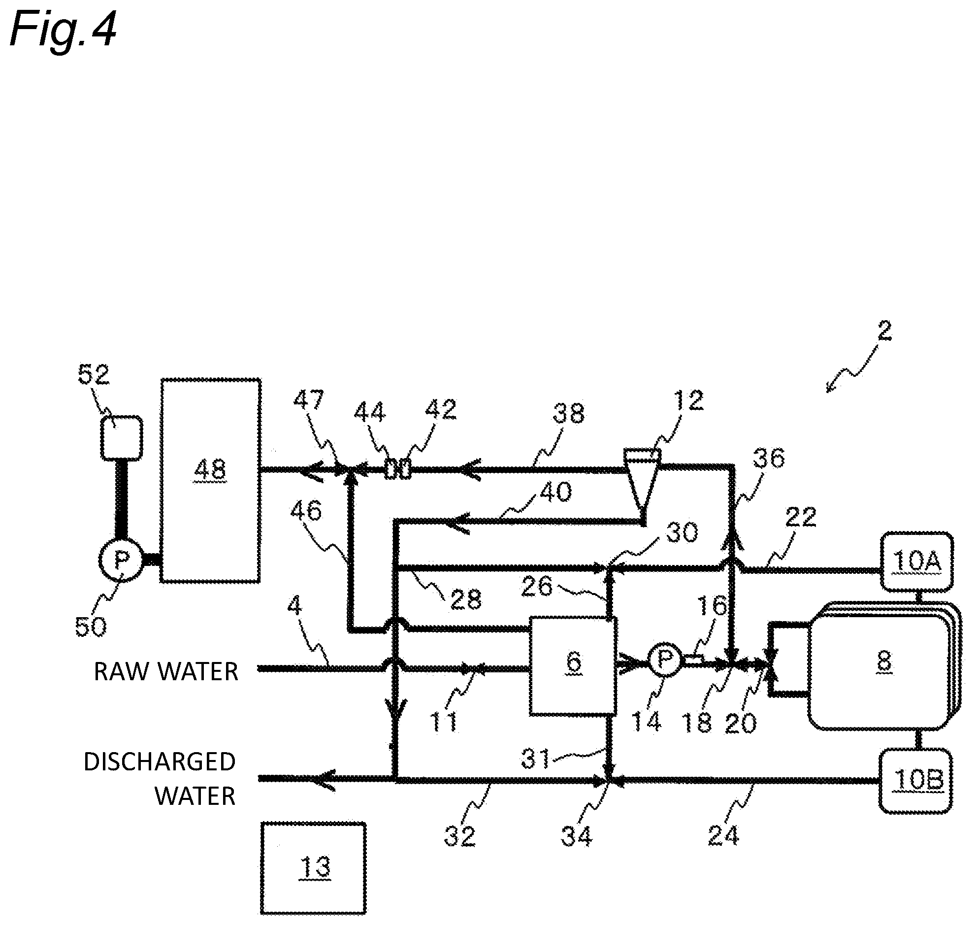 Patent US12134573 Figure 4 – Ion removal system