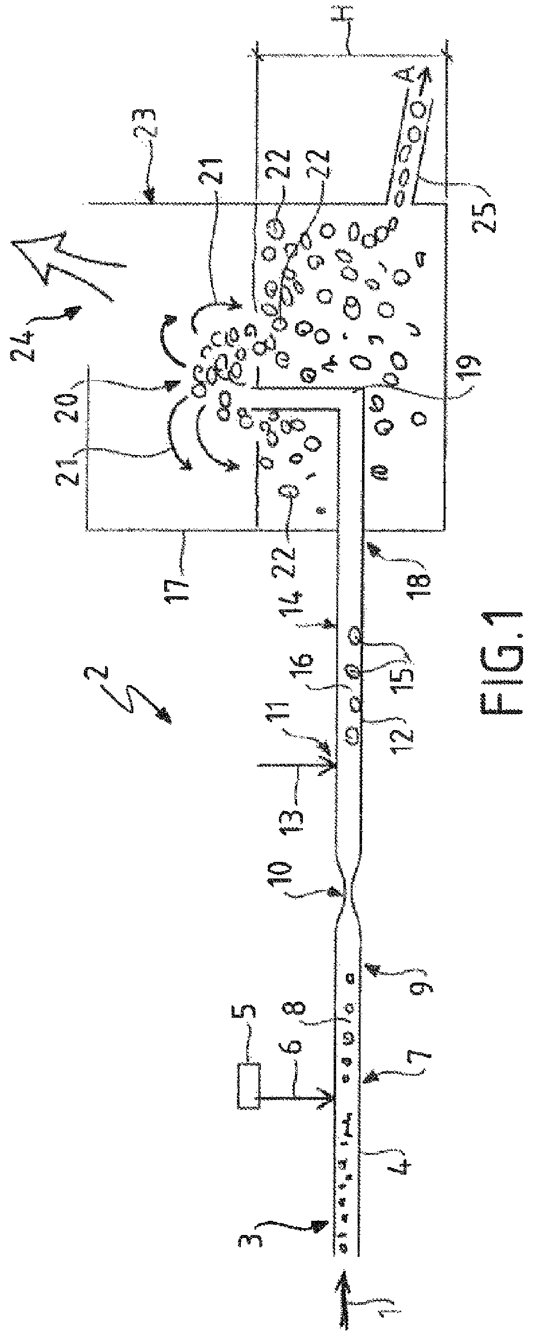 Patent US12134575 Figure 1 – Treatment method and device for dehydration of organic sludges