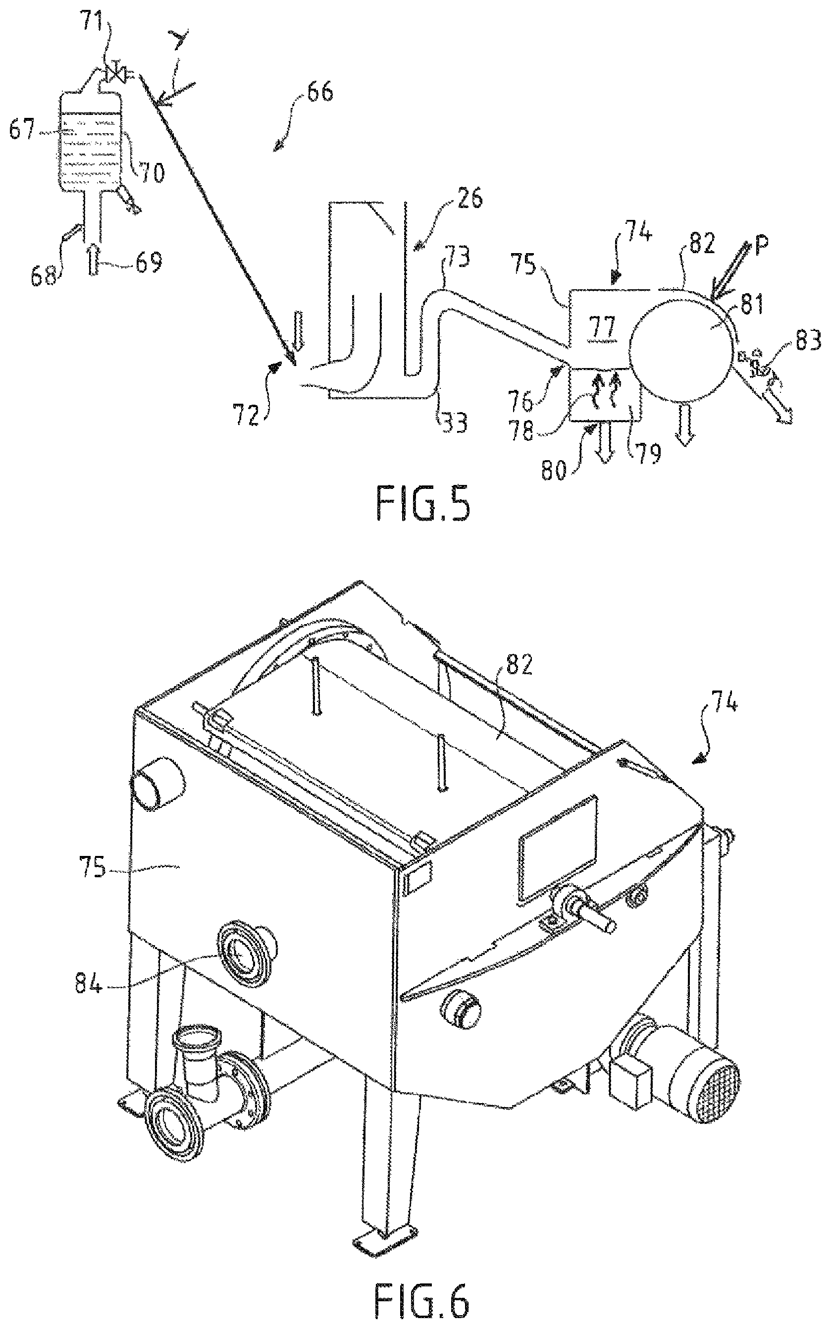 Patent US12134575 Figure 5 – Treatment method and device for dehydration of organic sludges