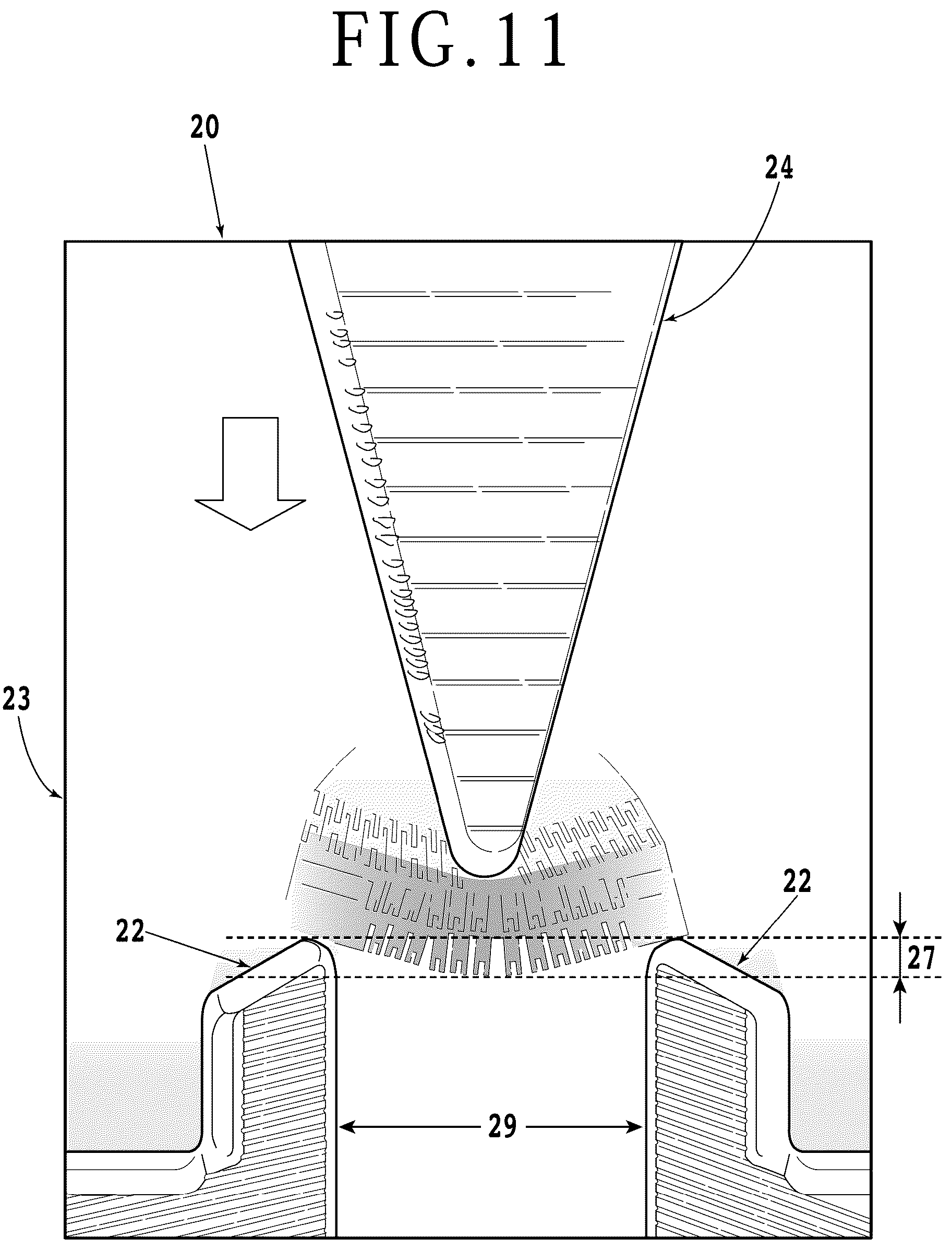 Patent US12134577 Figure 11 – Manufacturing method of plate-shaped object