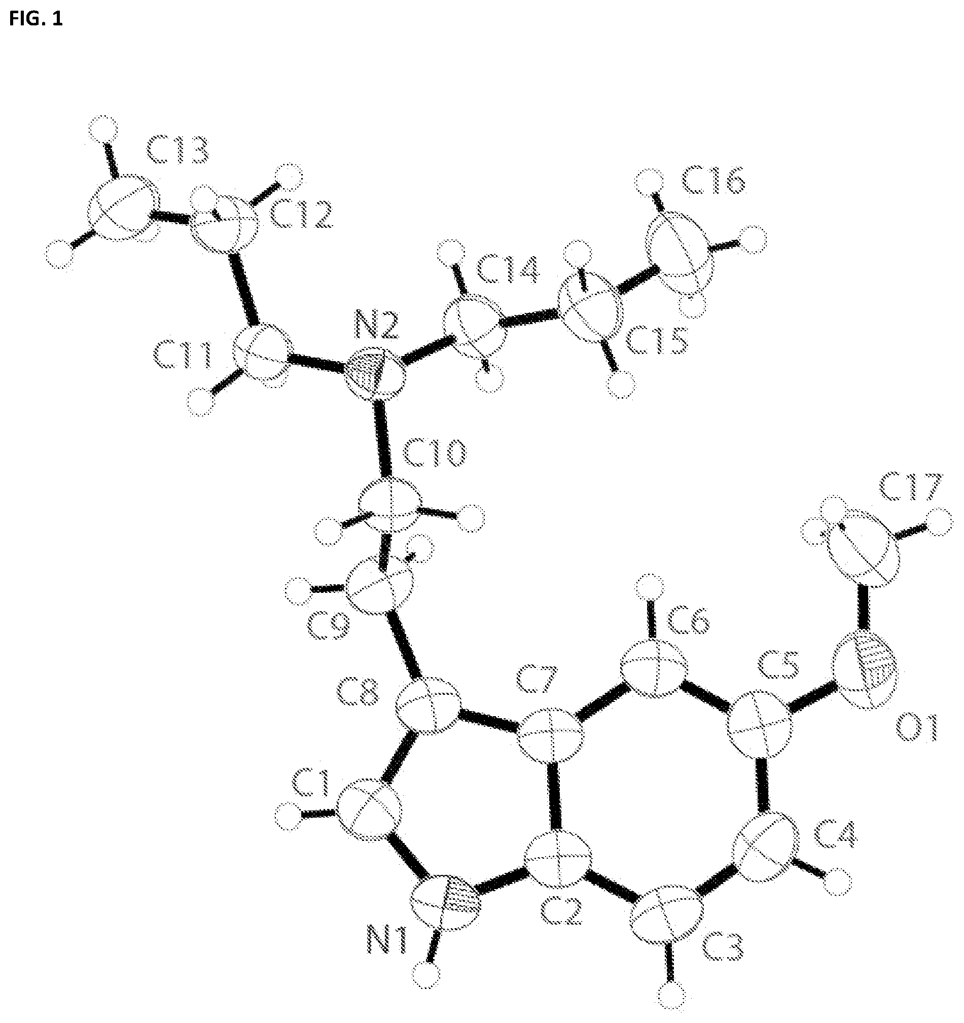 Patent US12134598 Figure 1 – Crystalline 5-methoxy-dipropyl tryptamine compounds