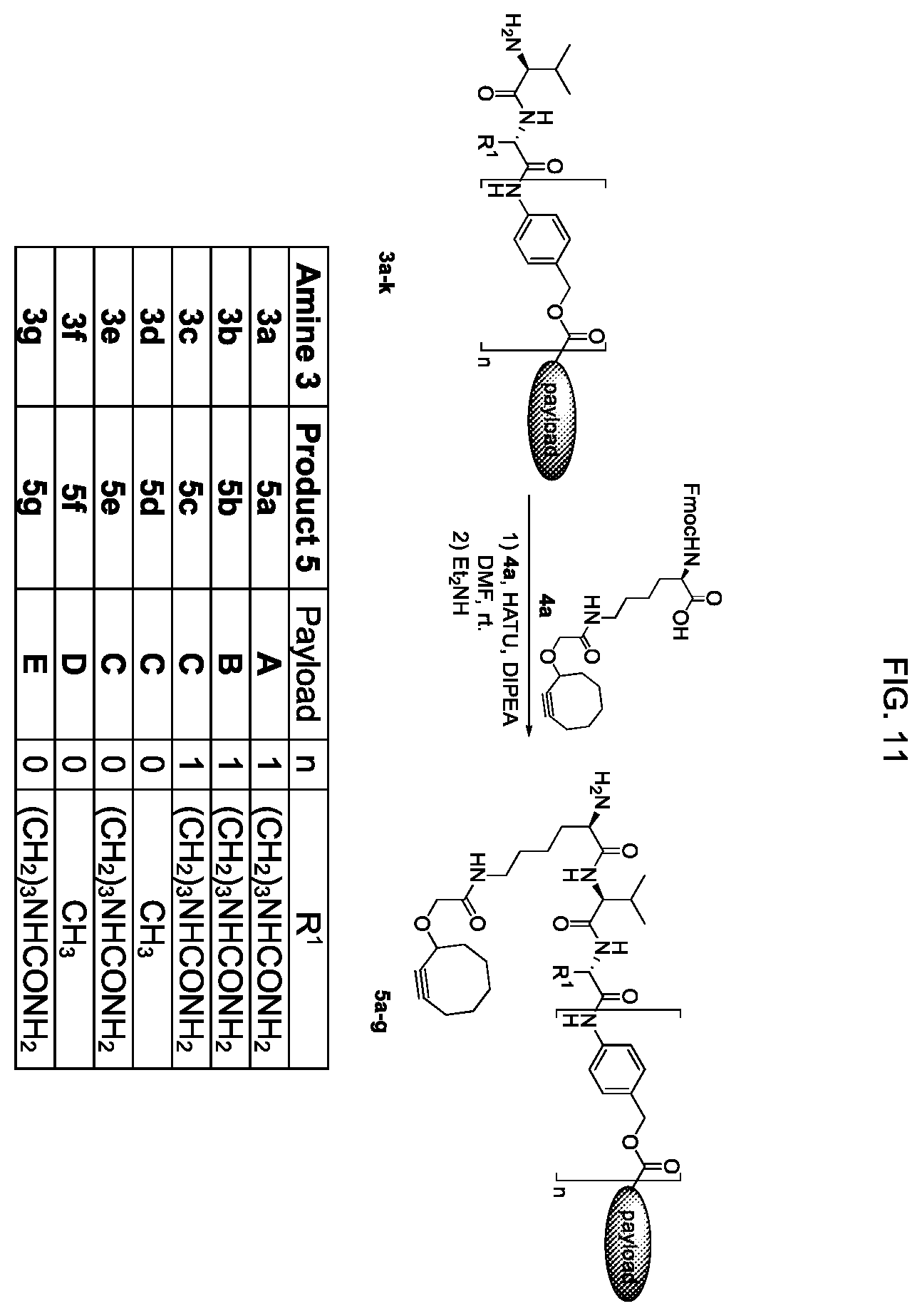 Patent US12134631 Figure 13 – Hydrophilic linkers for antibody drug conjugates
