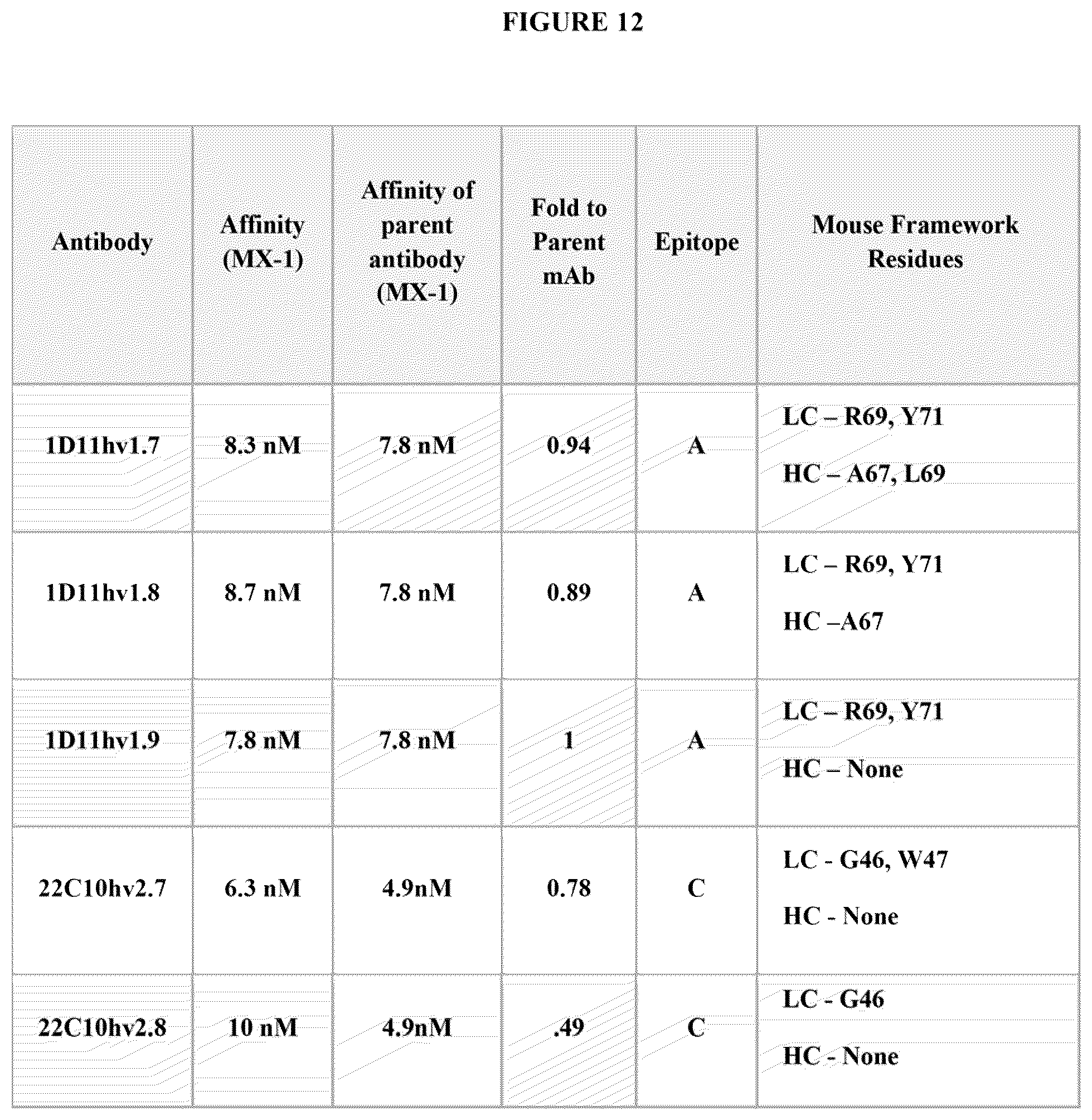 Patent US12134649 Figure 19 – Anti-B7-H4 antibodies and immunoconjugates
