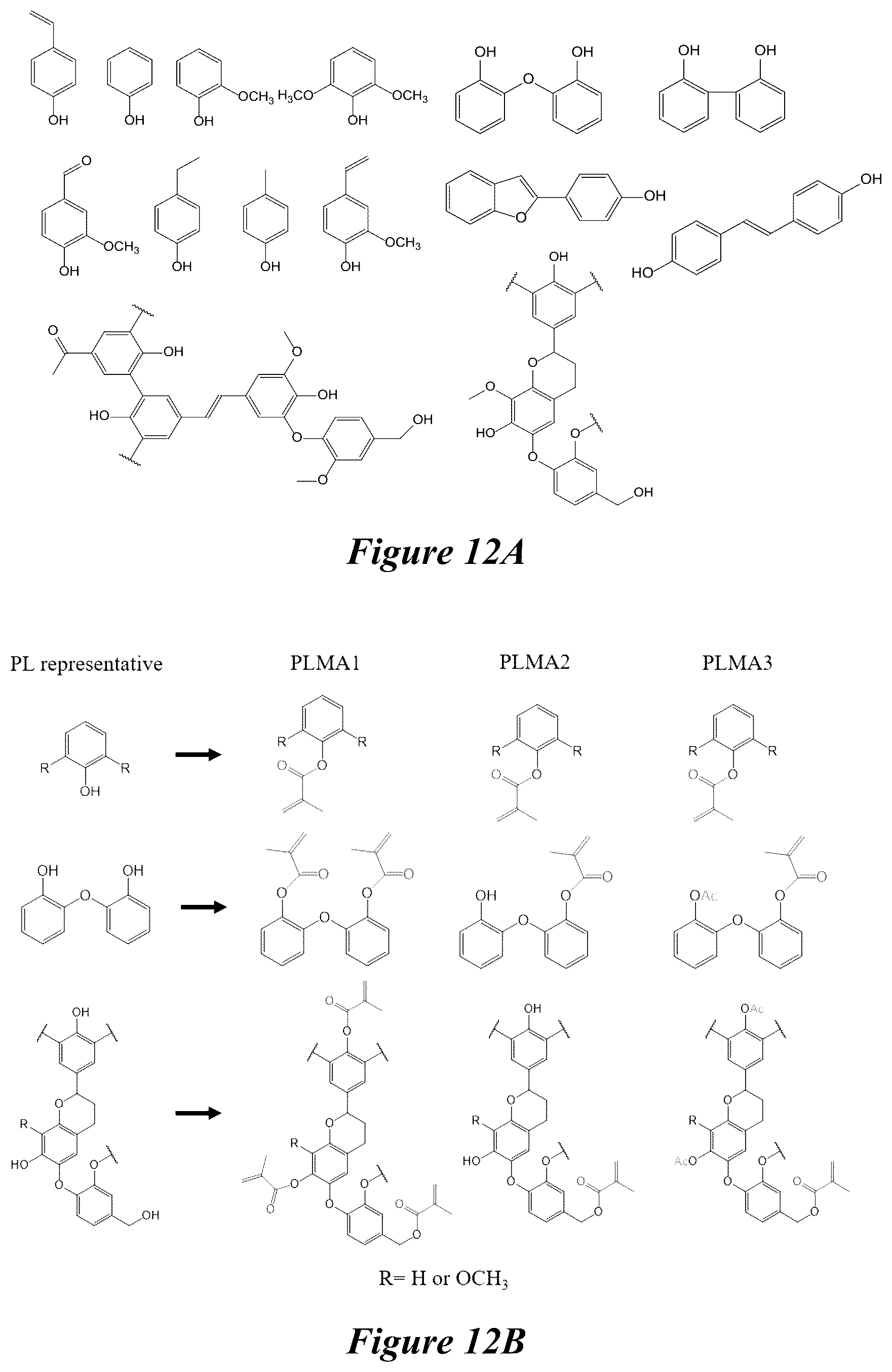 Patent US12134673 Figure 11 – Thermoplastic polymers synthesized from depolymerized lignin via free radical polymerization