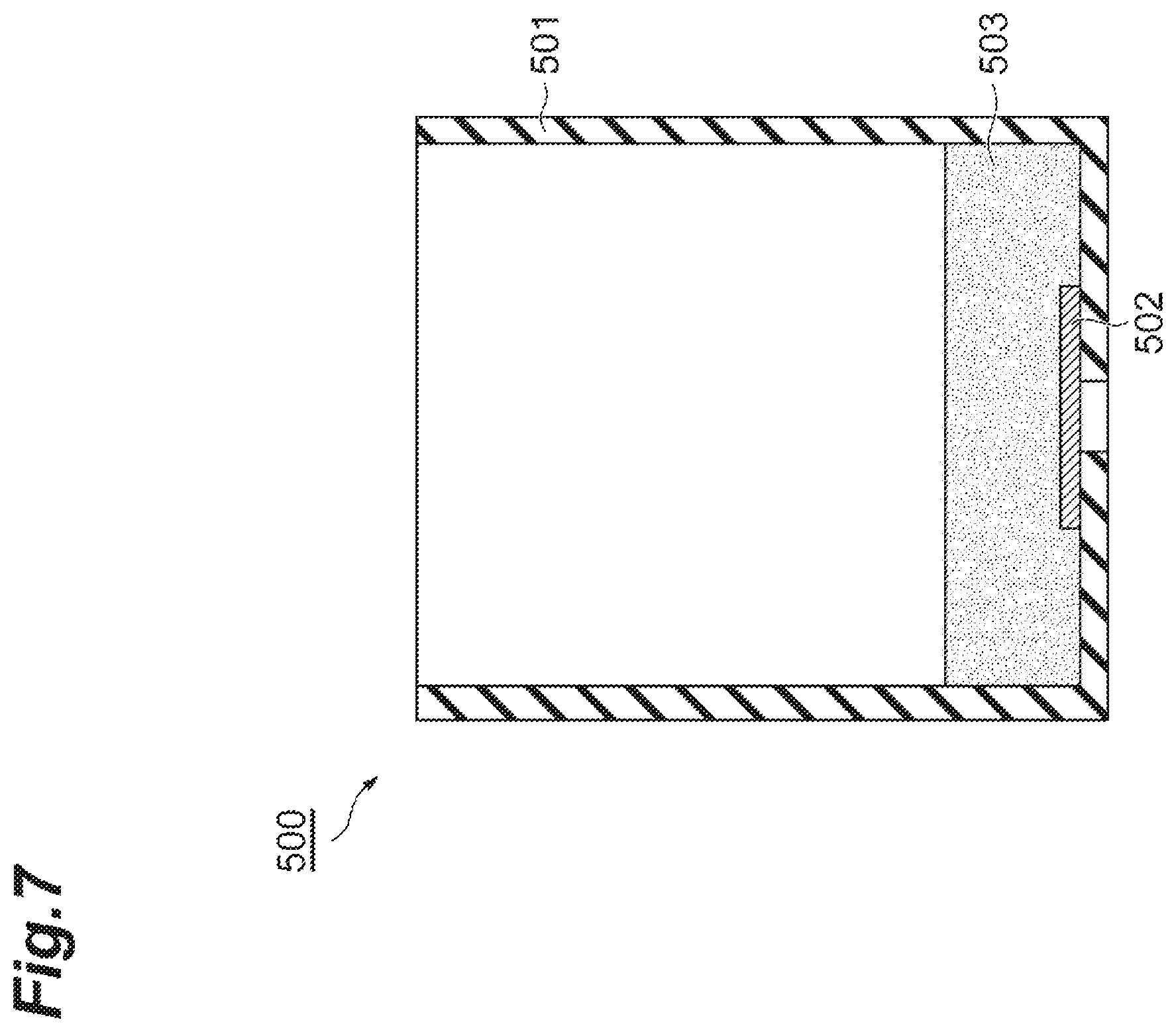Patent US12134708 Figure 7 – Treatment agent for treating particles, water- repellent particles and production method therefor, water-repellent layer, and penetration preventing structure