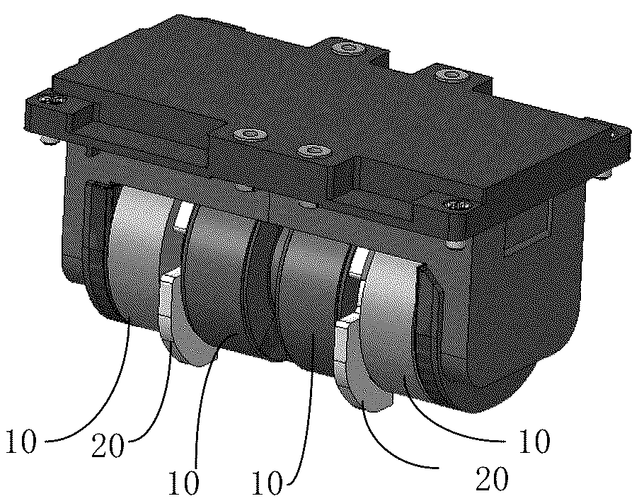 Patent US12134718 Figure 1 – Potting adhesive and heat dissipation device
