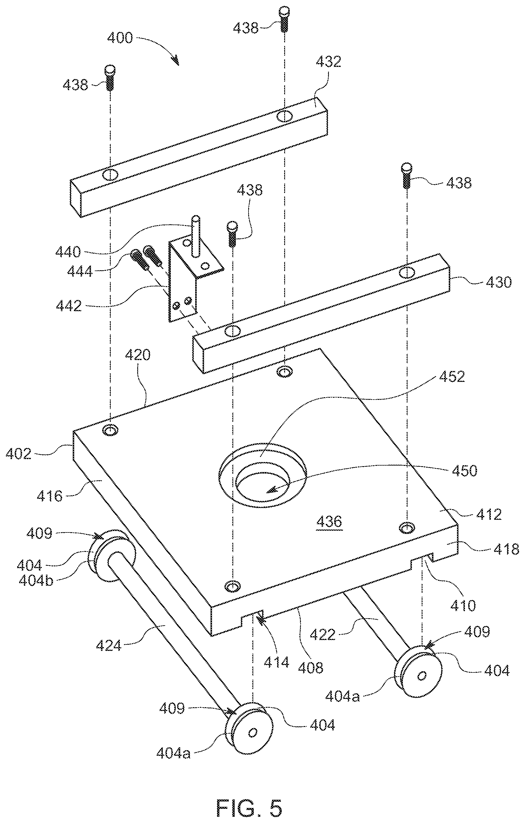 Patent US12134752 Figure 5 – Apparatus for punching down a wine cap