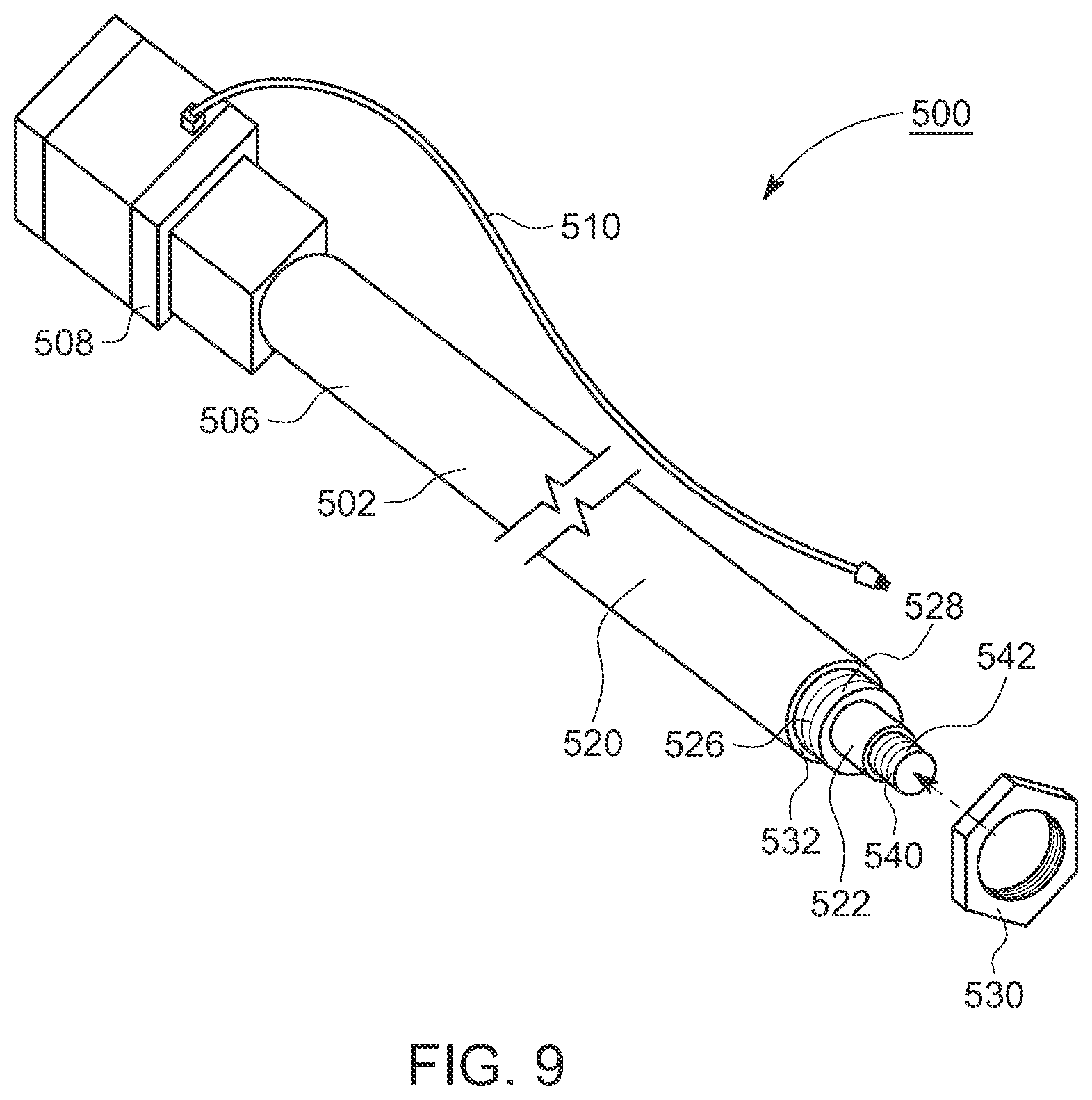 Patent US12134752 Figure 9 – Apparatus for punching down a wine cap