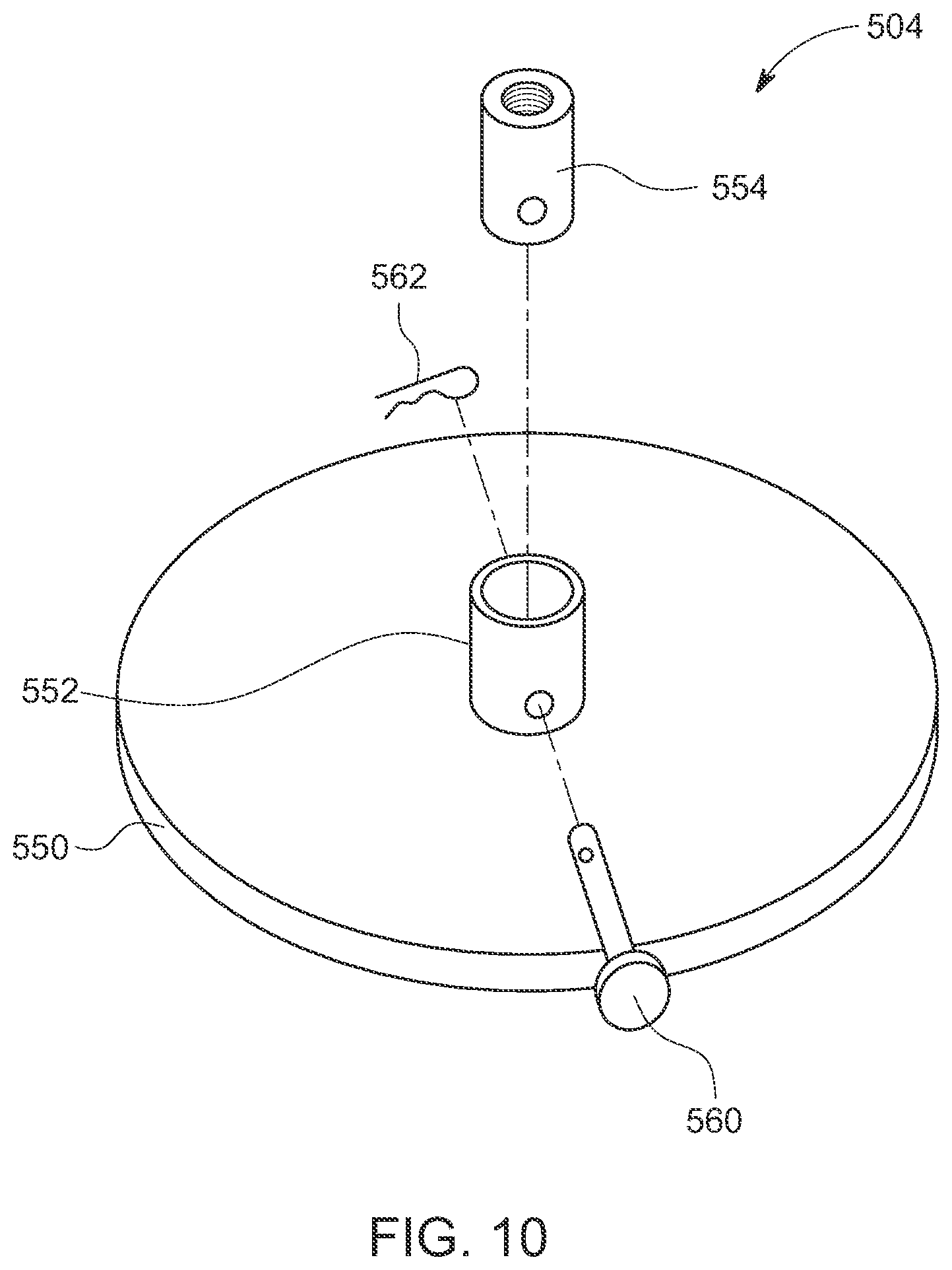 Patent US12134752 Figure 10 – Apparatus for punching down a wine cap