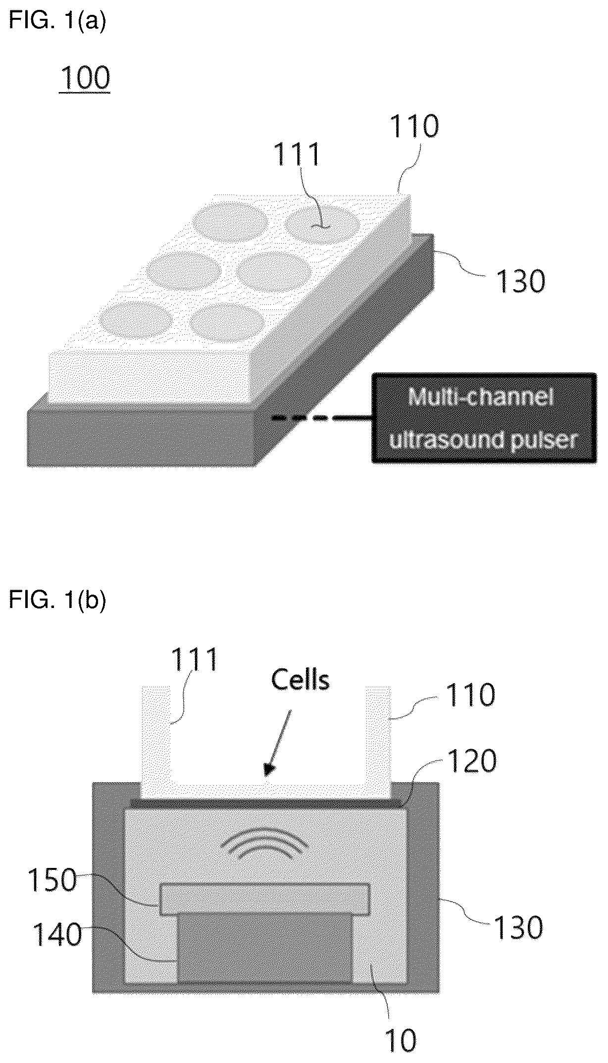 Patent US12134755 Figure 1 – Cell stimulation and culture platform using ultrasonic hologram