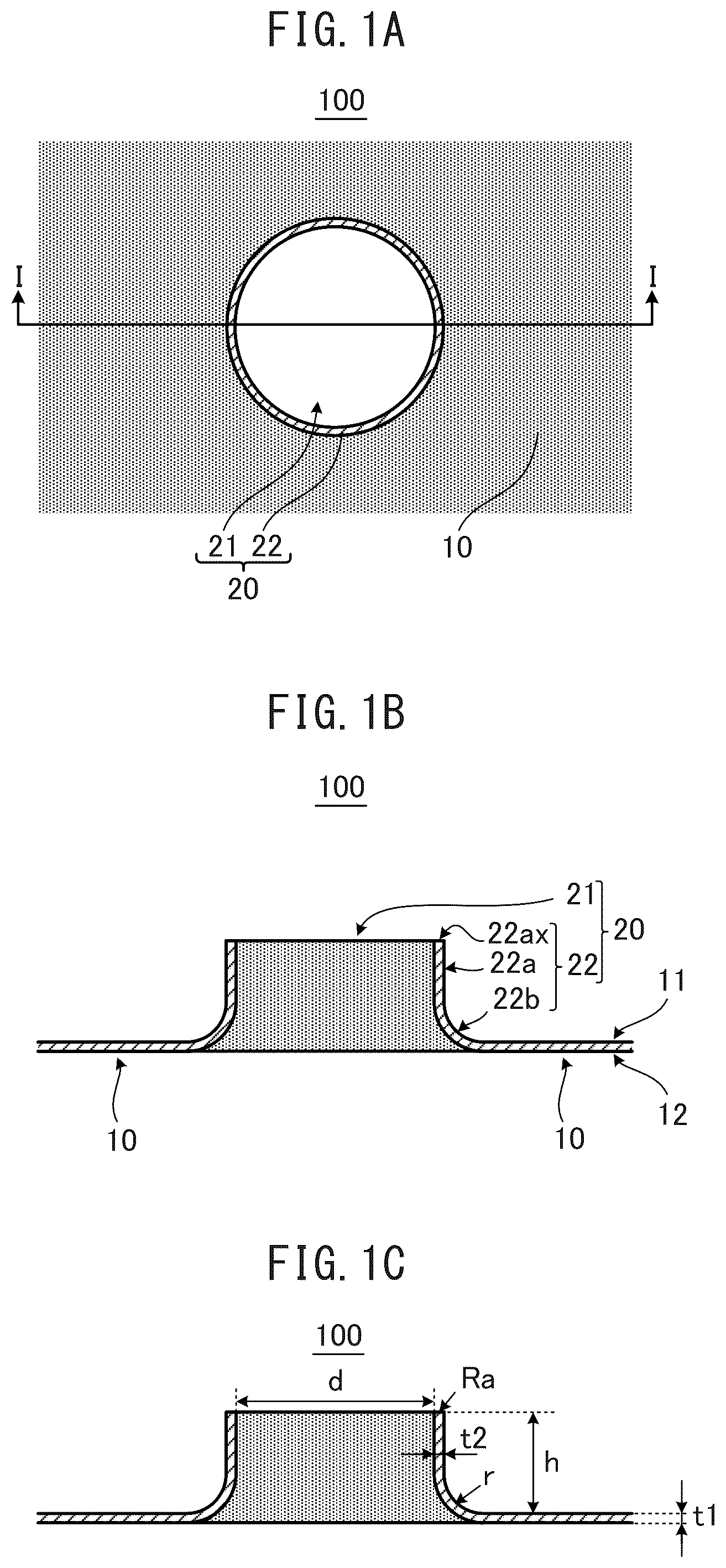 Patent US12134813 Figure 1 – Burring processed member