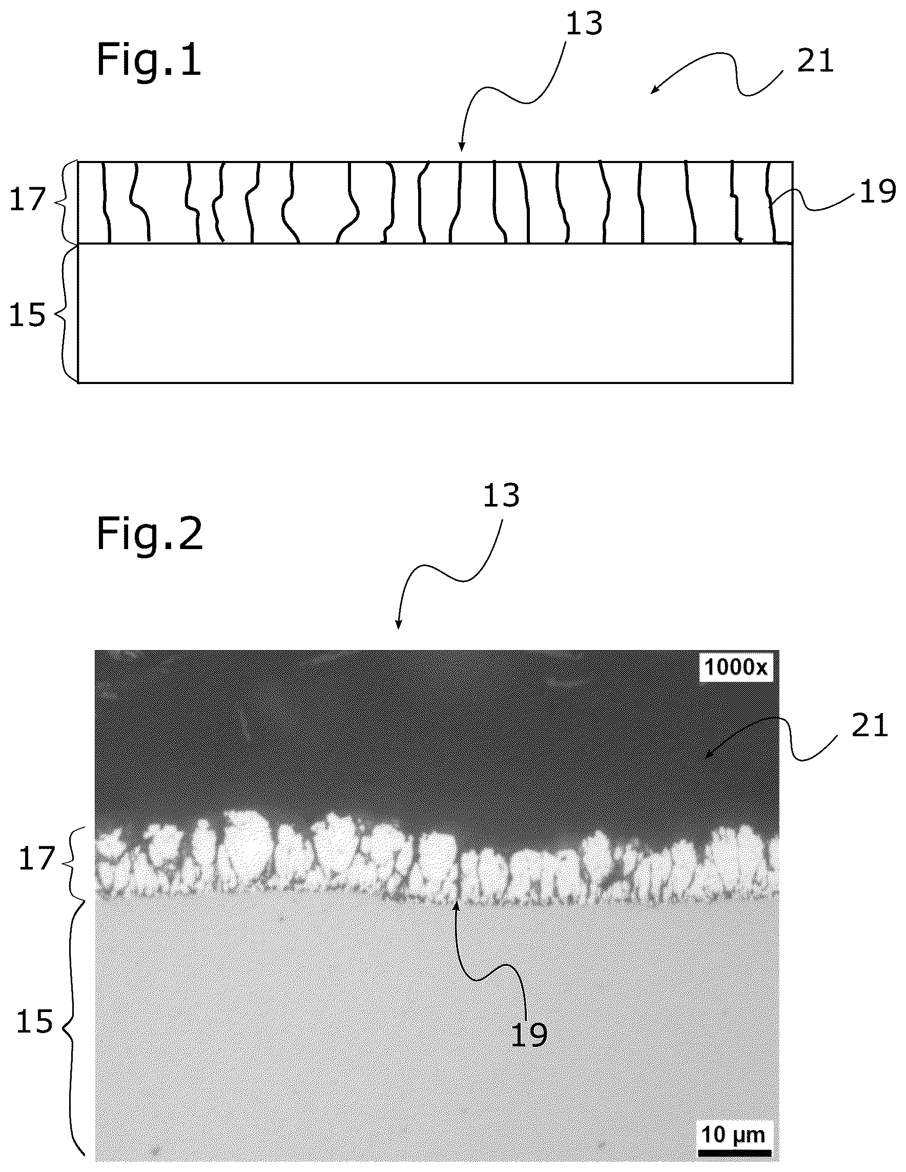 Patent US12134816 Figure 1 – Flat steel product having an improved zinc coating
