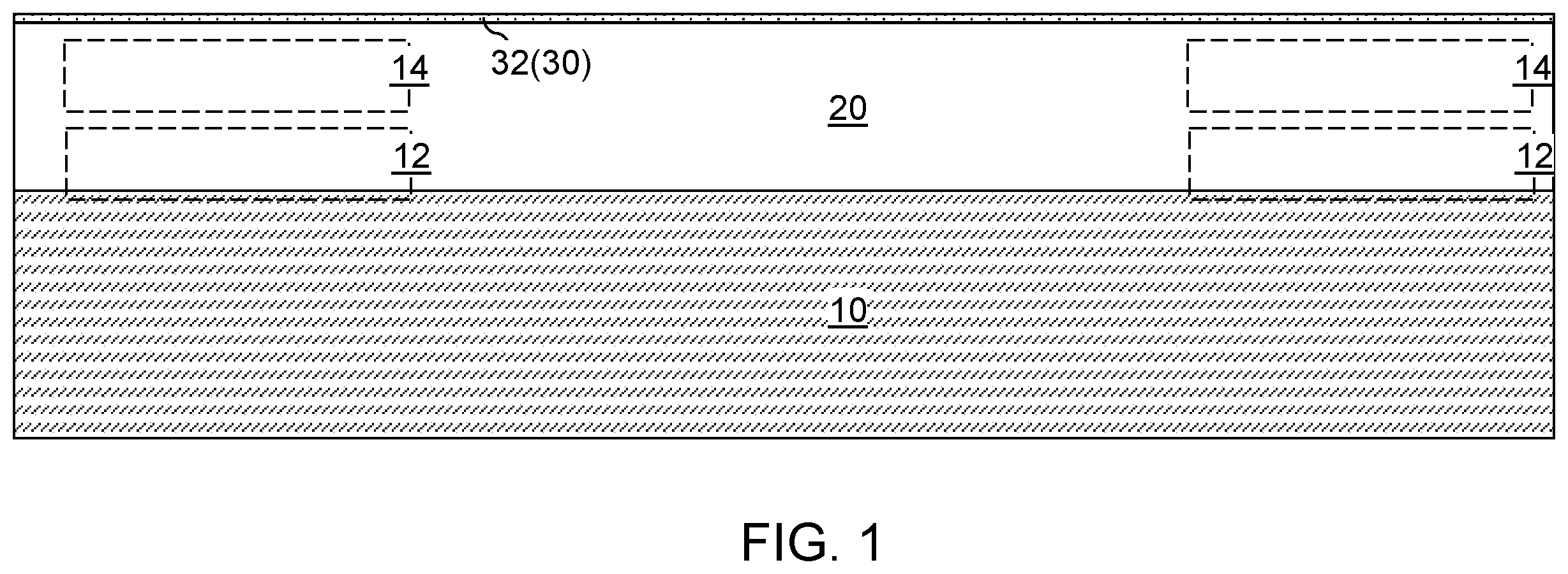 Patent US12134824 Figure 1 – Undercut-free patterned aluminum nitride structure and methods for forming the same