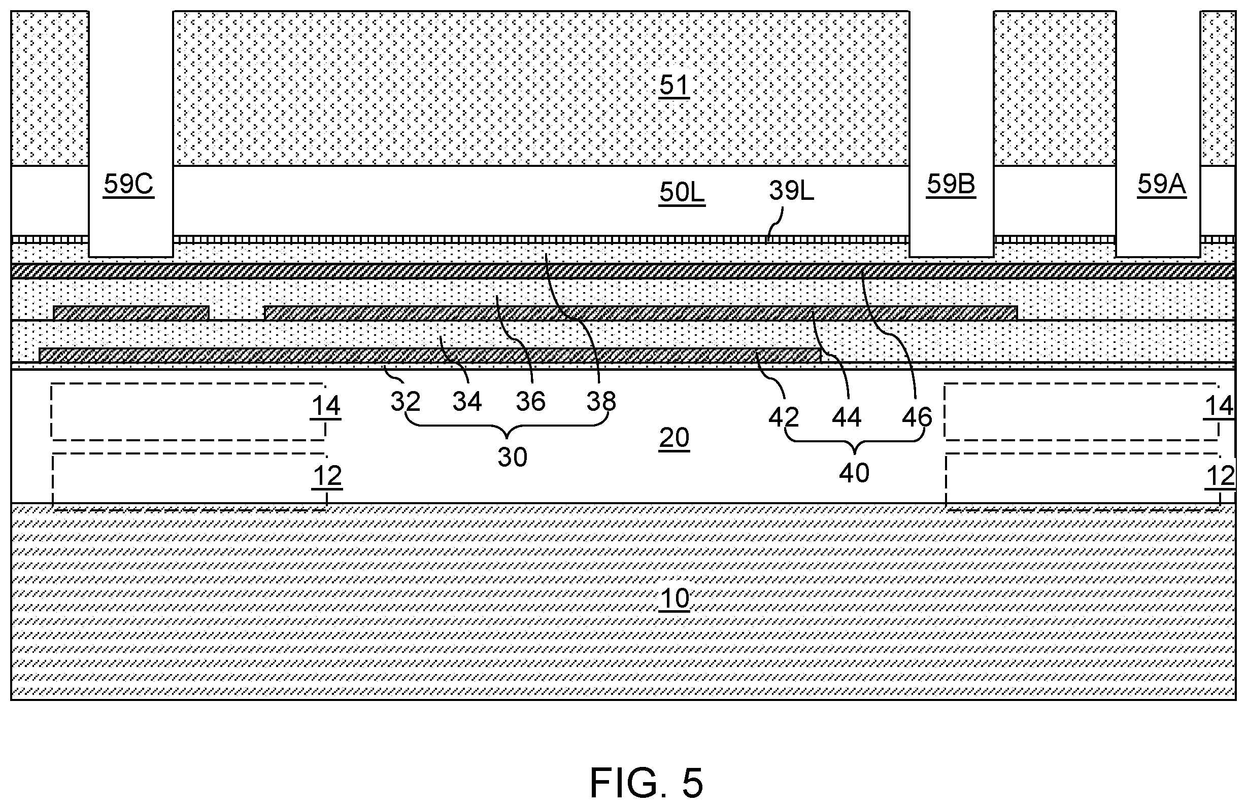 Patent US12134824 Figure 7 – Undercut-free patterned aluminum nitride structure and methods for forming the same