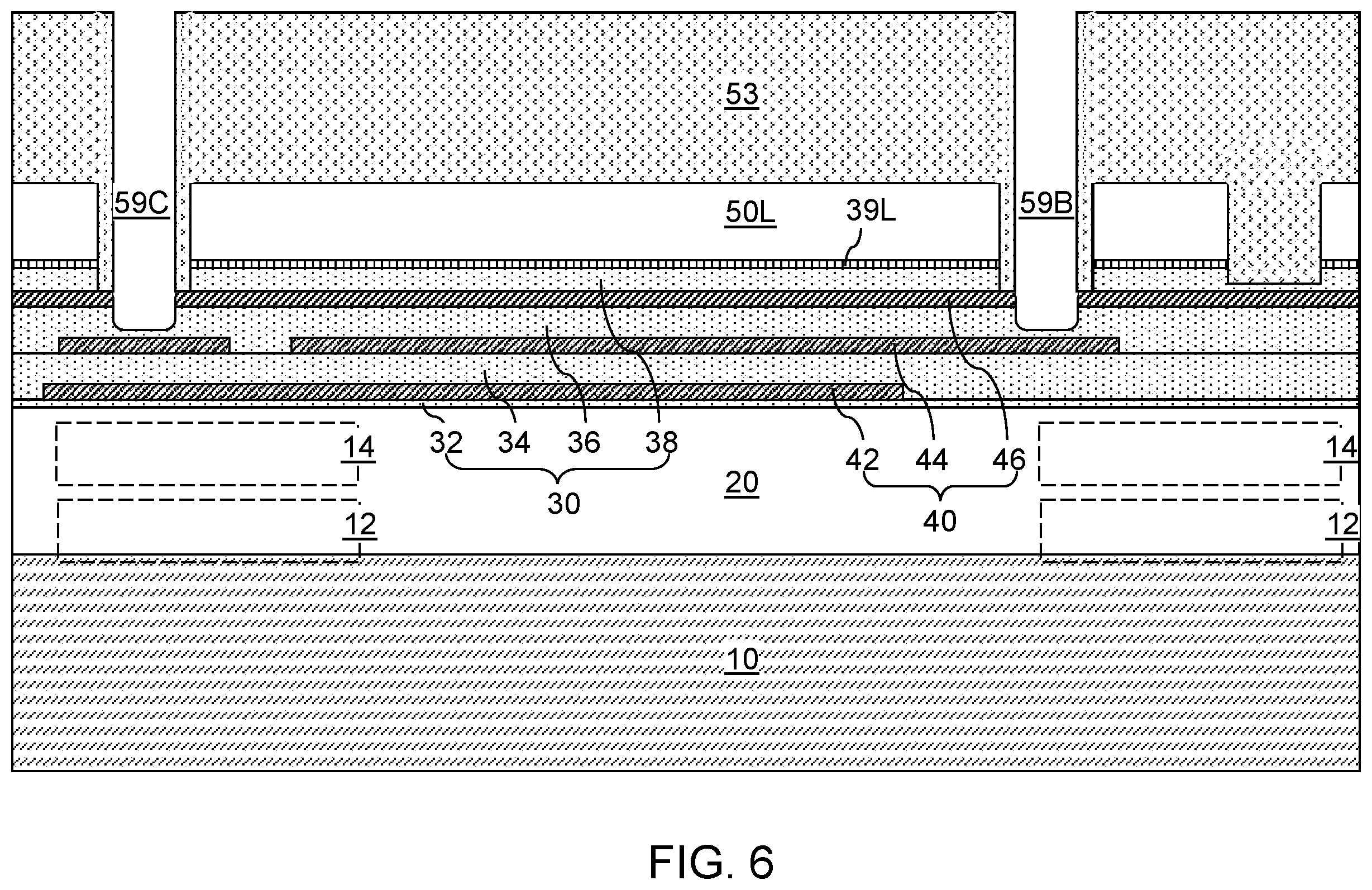 Patent US12134824 Figure 8 – Undercut-free patterned aluminum nitride structure and methods for forming the same