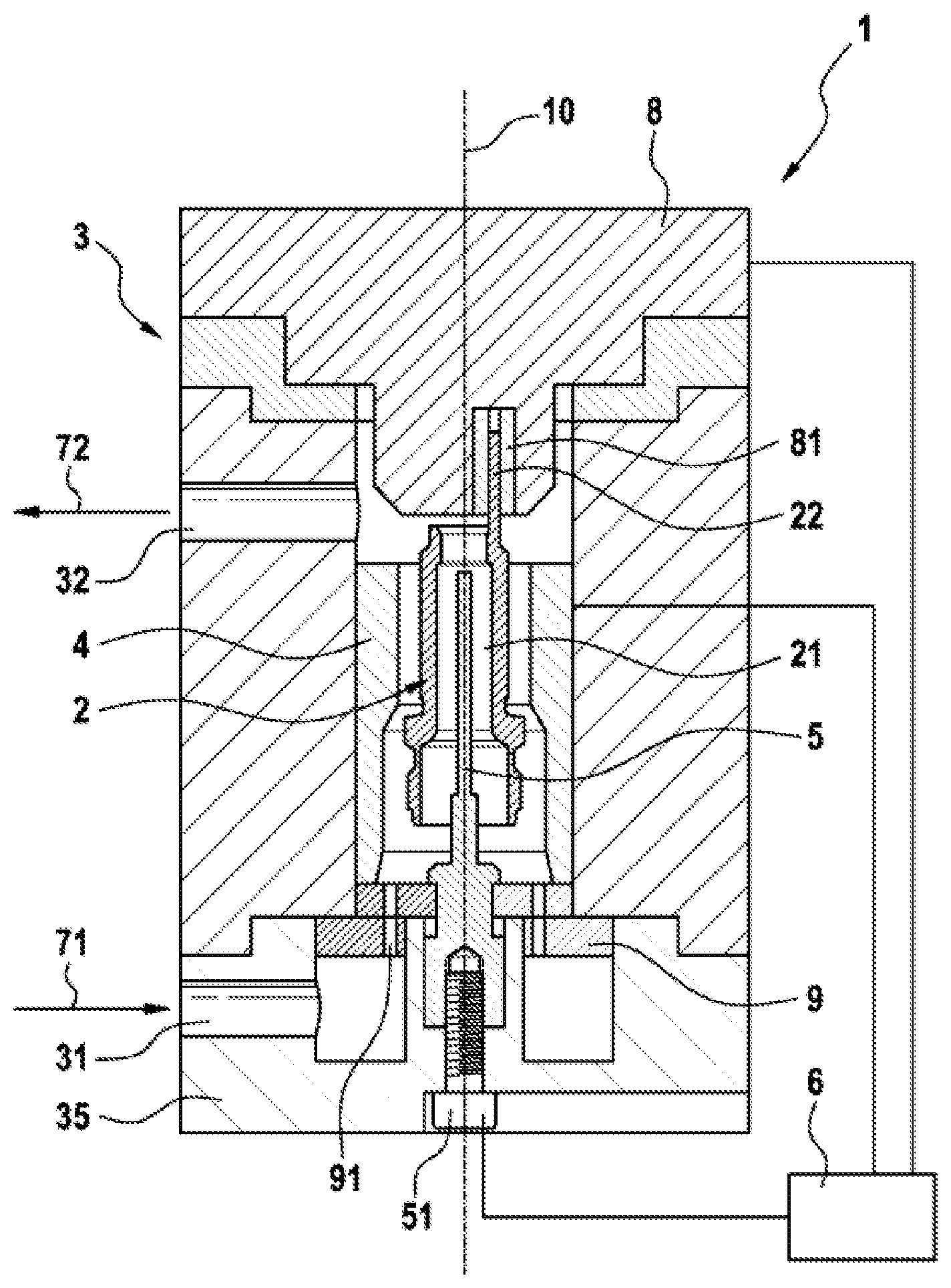 Patent US12134832 — Coating apparatus for coating components — Figure 1