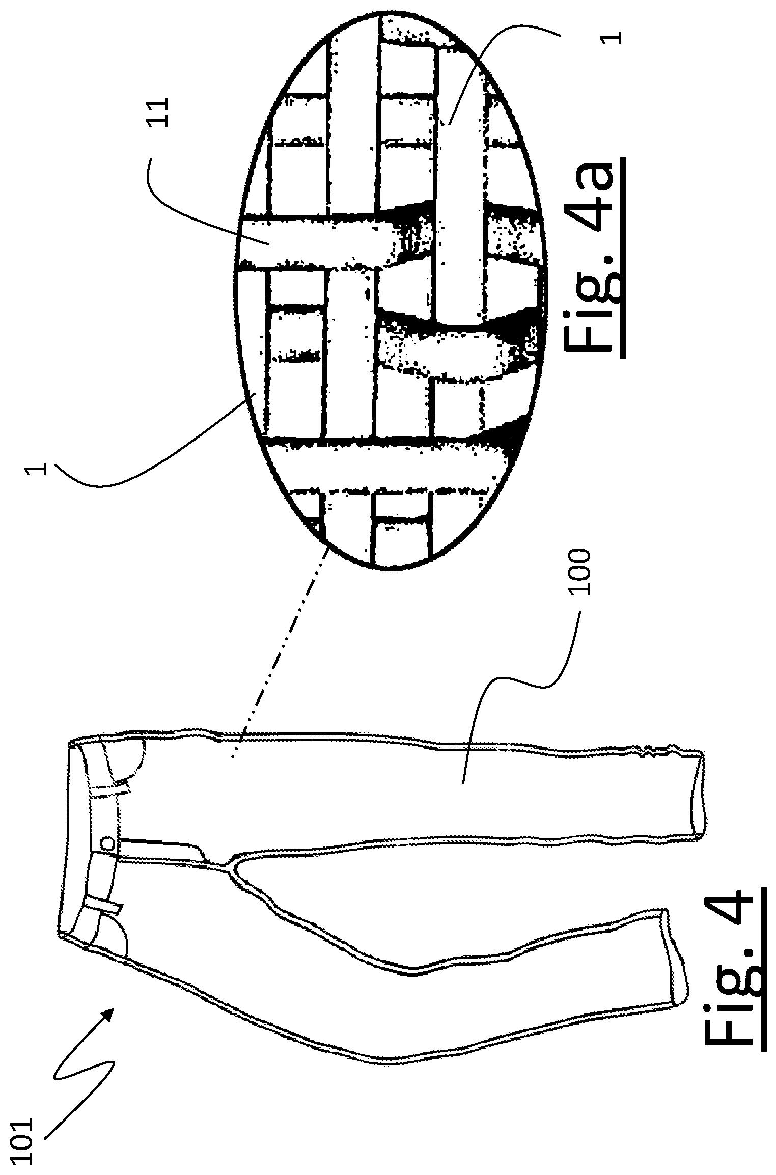 Patent US12134840 Figure 4 – Yarn comprising a core and a sheath
