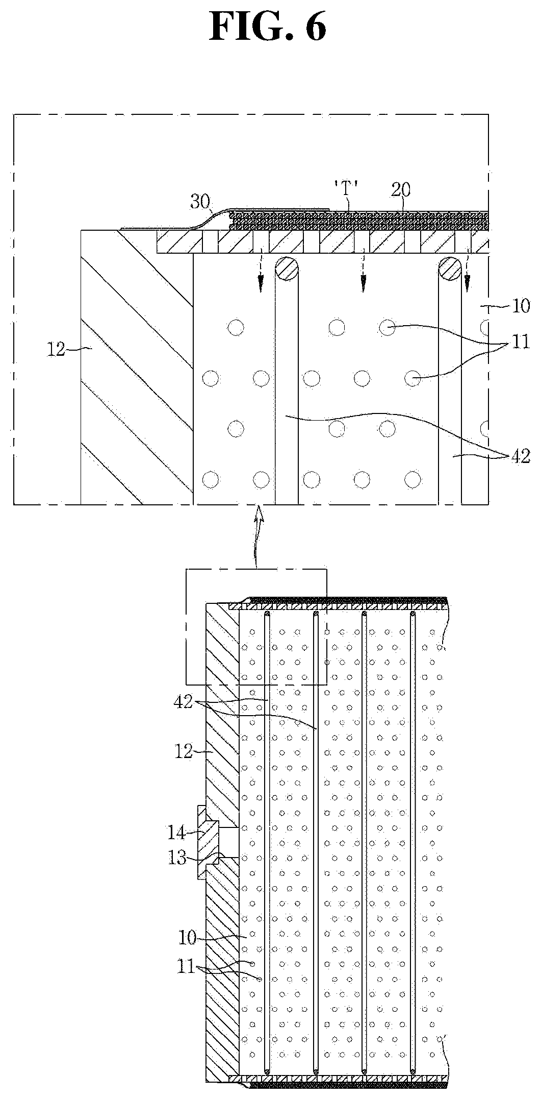 Patent US12134848 Figure 7 – Anhydrous fiber-dyeing apparatus and method using vacuum transfer, and fiber manufactured by dyeing method