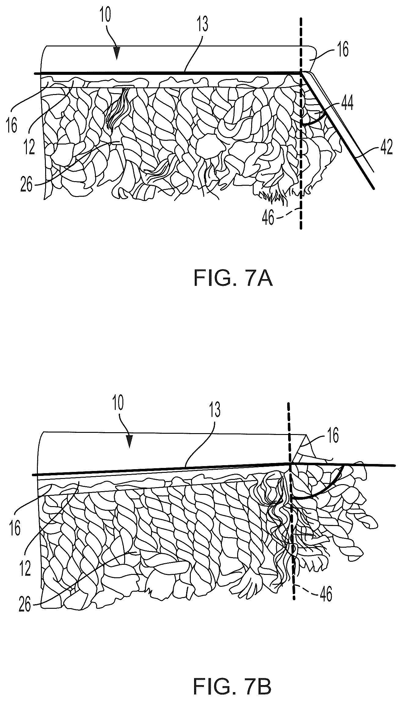 Patent US12134849 Figure 6 – Carpet products and methods of making same