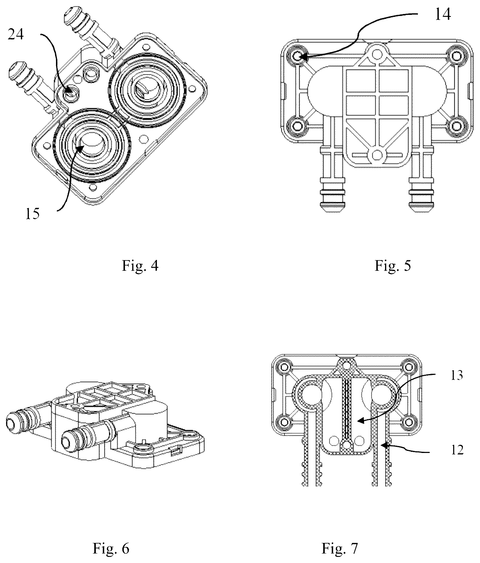 Patent US12134852 Figure 4 – Liquid feeding pump, dispensing system and washing device