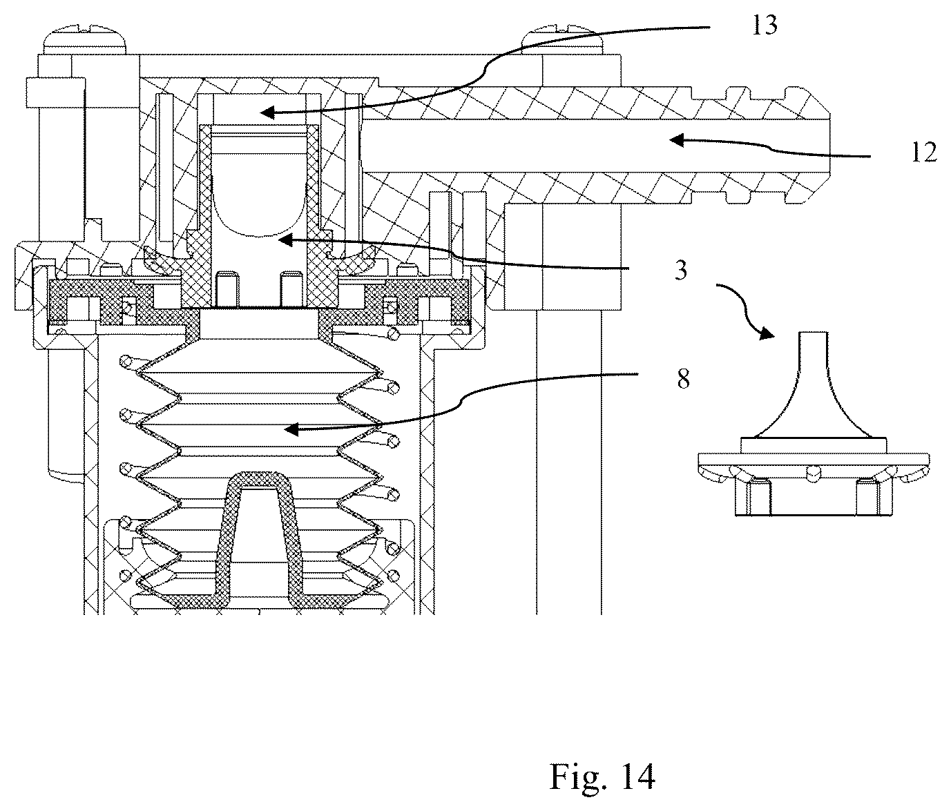 Patent US12134852 Figure 6 – Liquid feeding pump, dispensing system and washing device