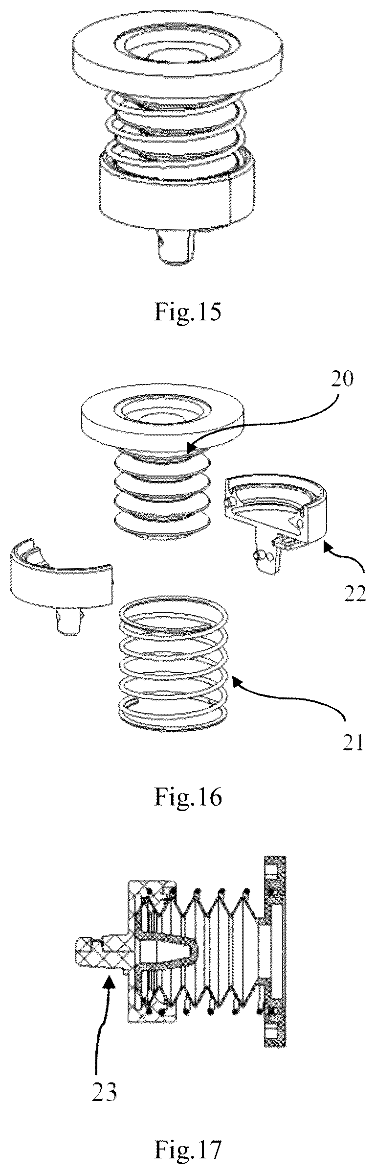 Patent US12134852 Figure 7 – Liquid feeding pump, dispensing system and washing device
