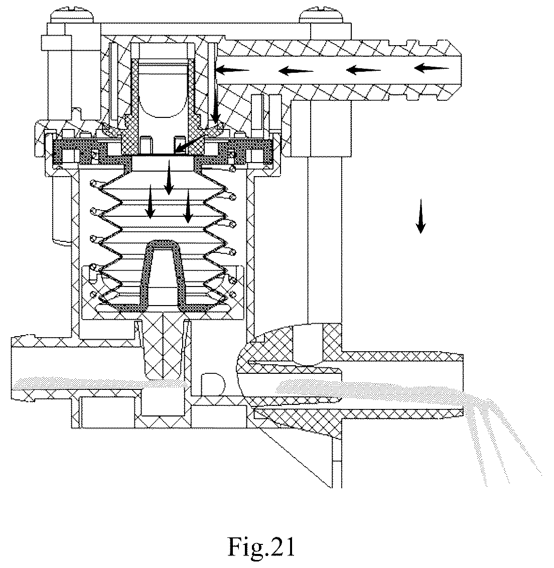 Patent US12134852 Figure 10 – Liquid feeding pump, dispensing system and washing device
