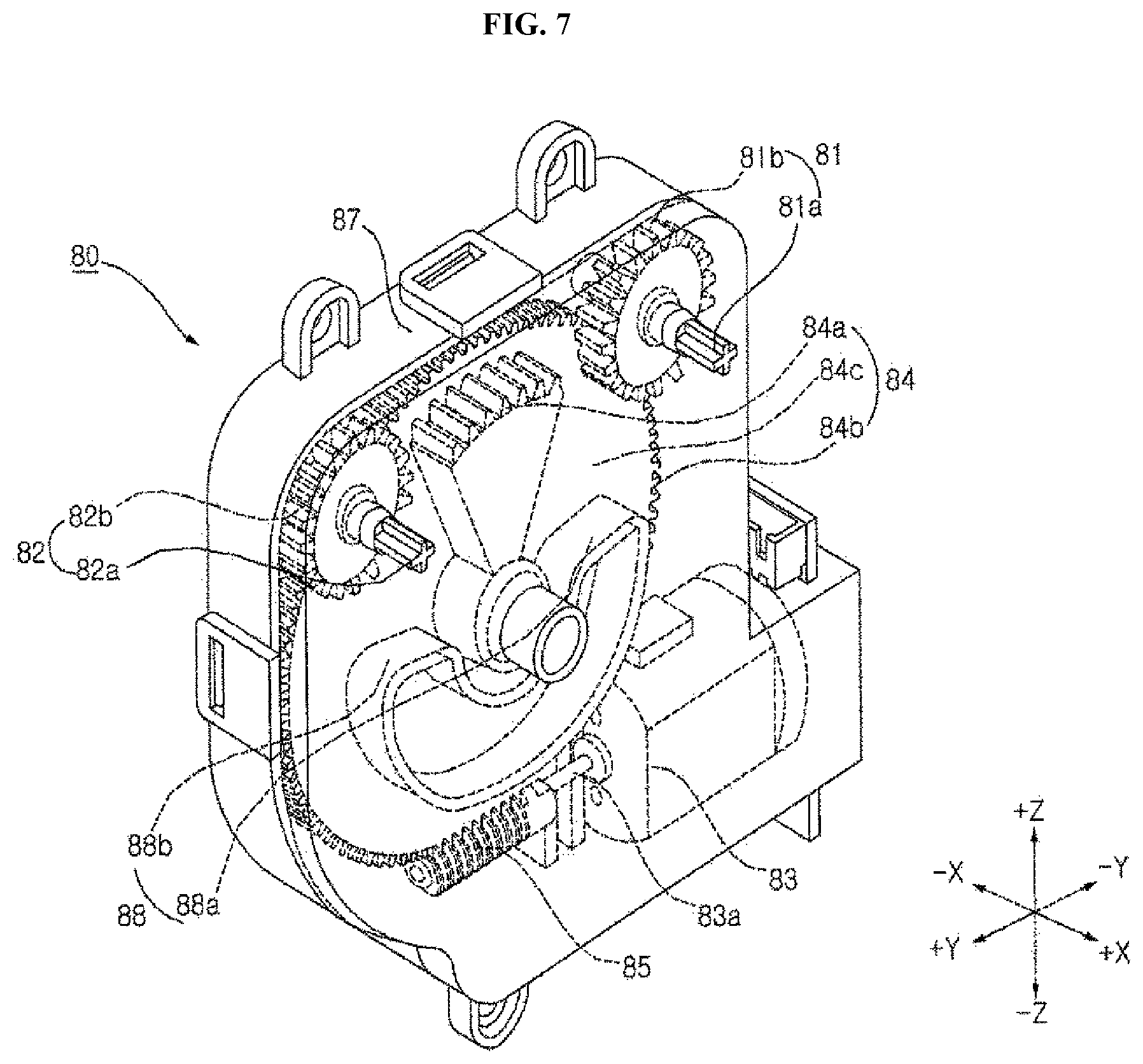 Patent US12134853 Figure 8 – Clothes treatment apparatus