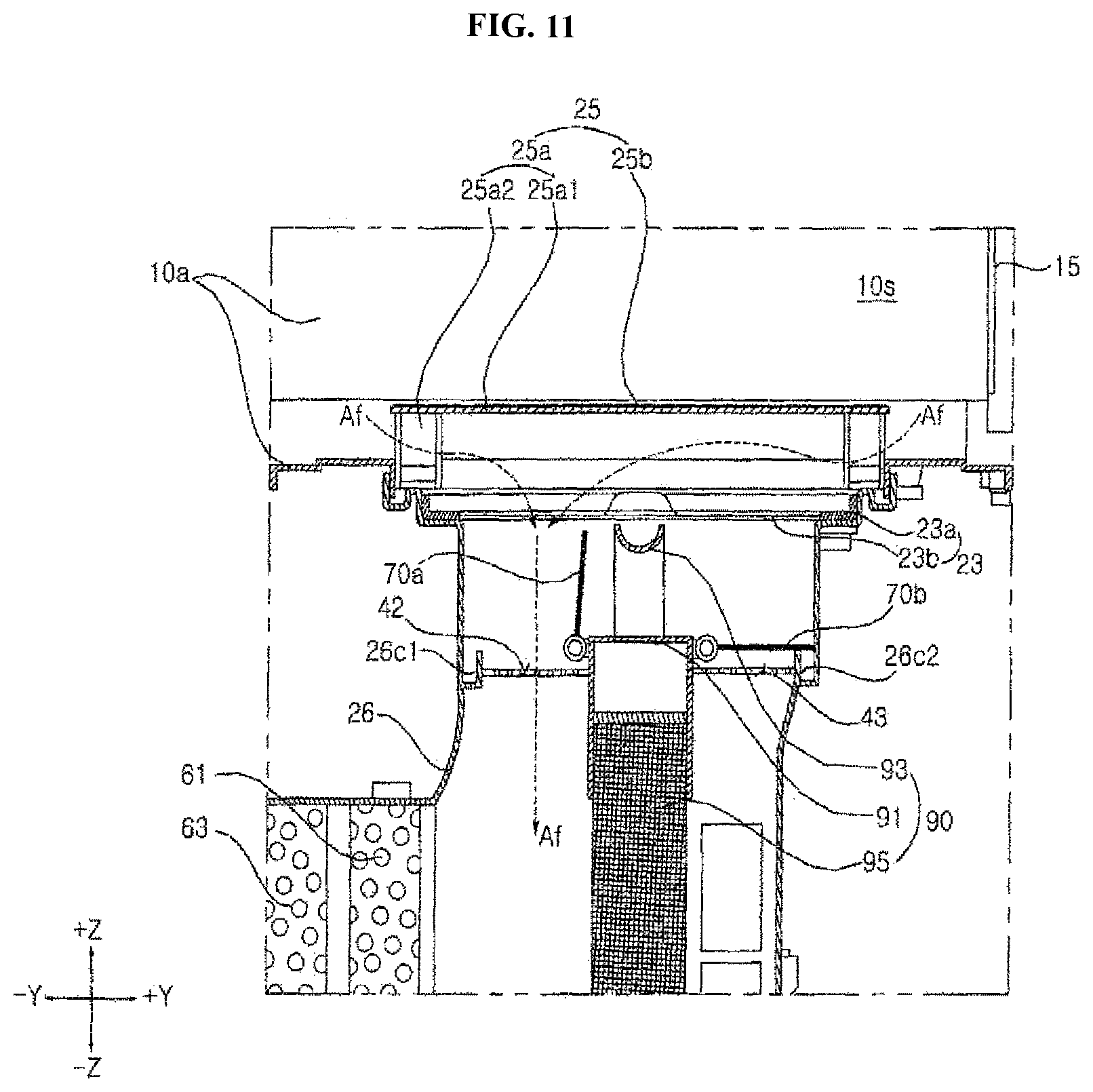 Patent US12134853 Figure 14 – Clothes treatment apparatus