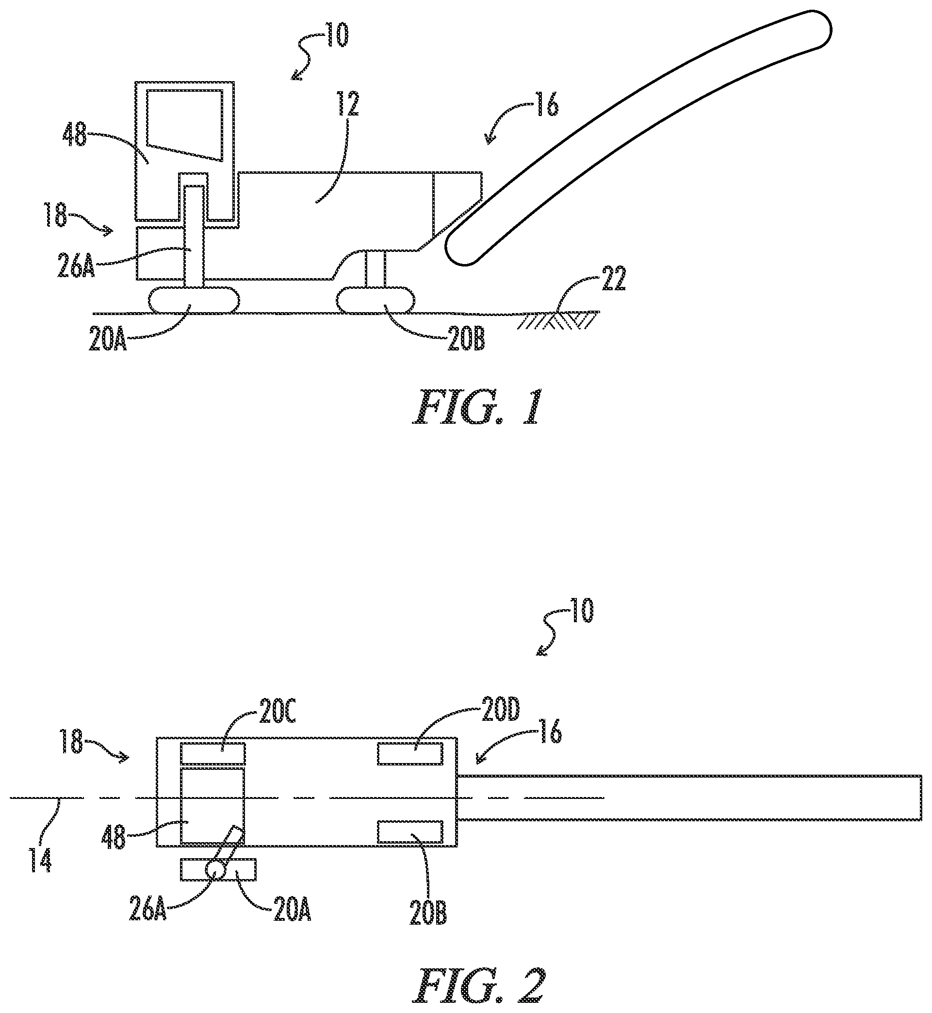 Patent US12134867 Figure 1 – Shiftable cabin