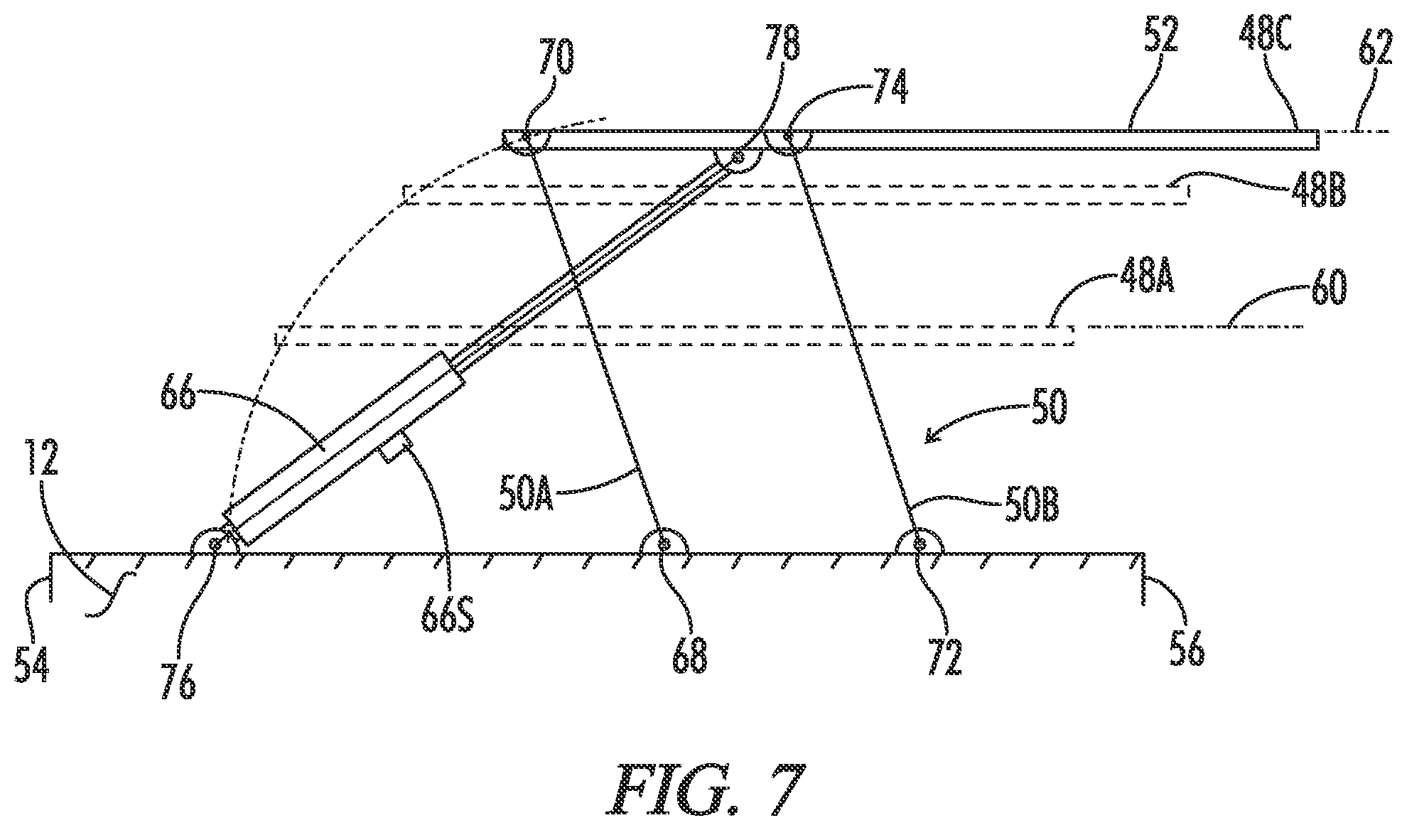 Patent US12134867 Figure 5 – Shiftable cabin