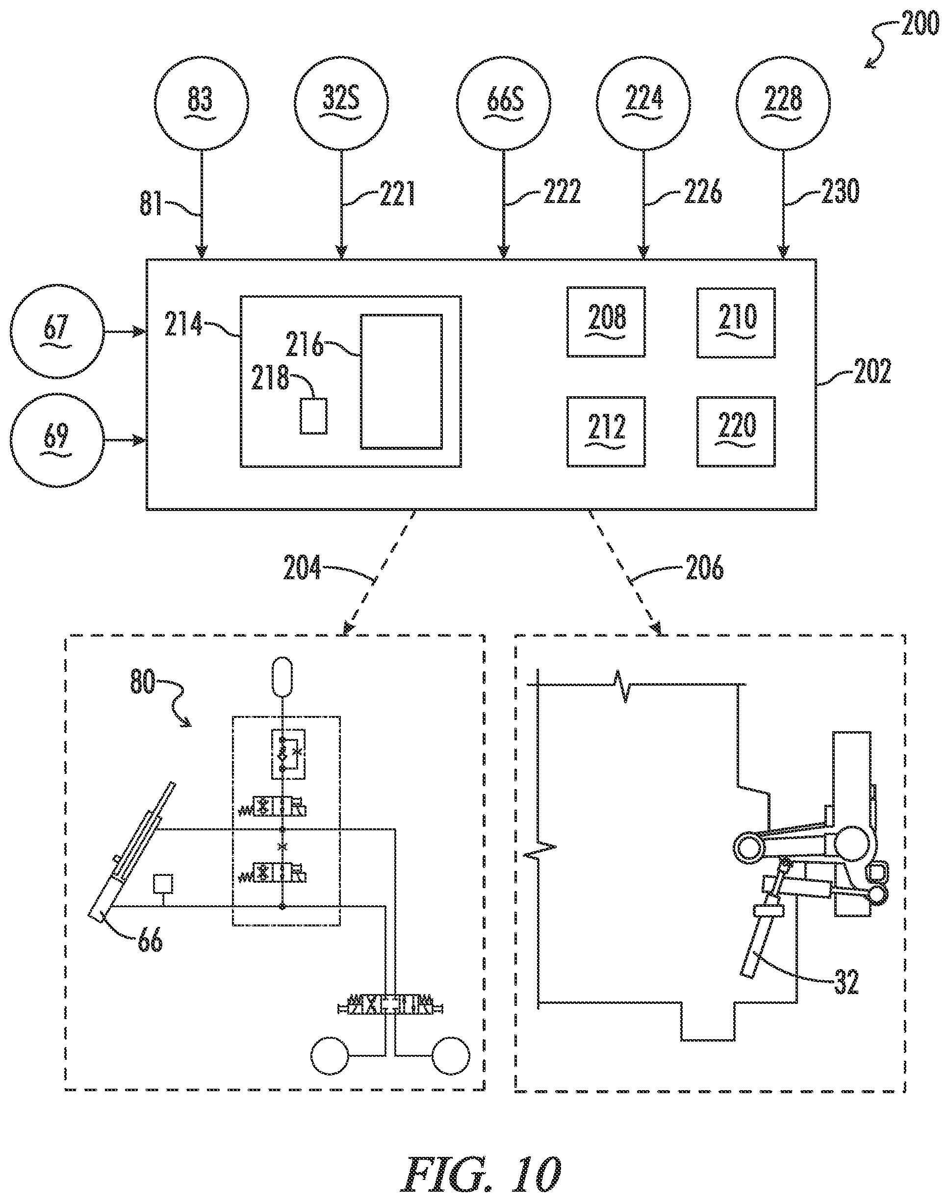 Patent US12134867 Figure 9 – Shiftable cabin